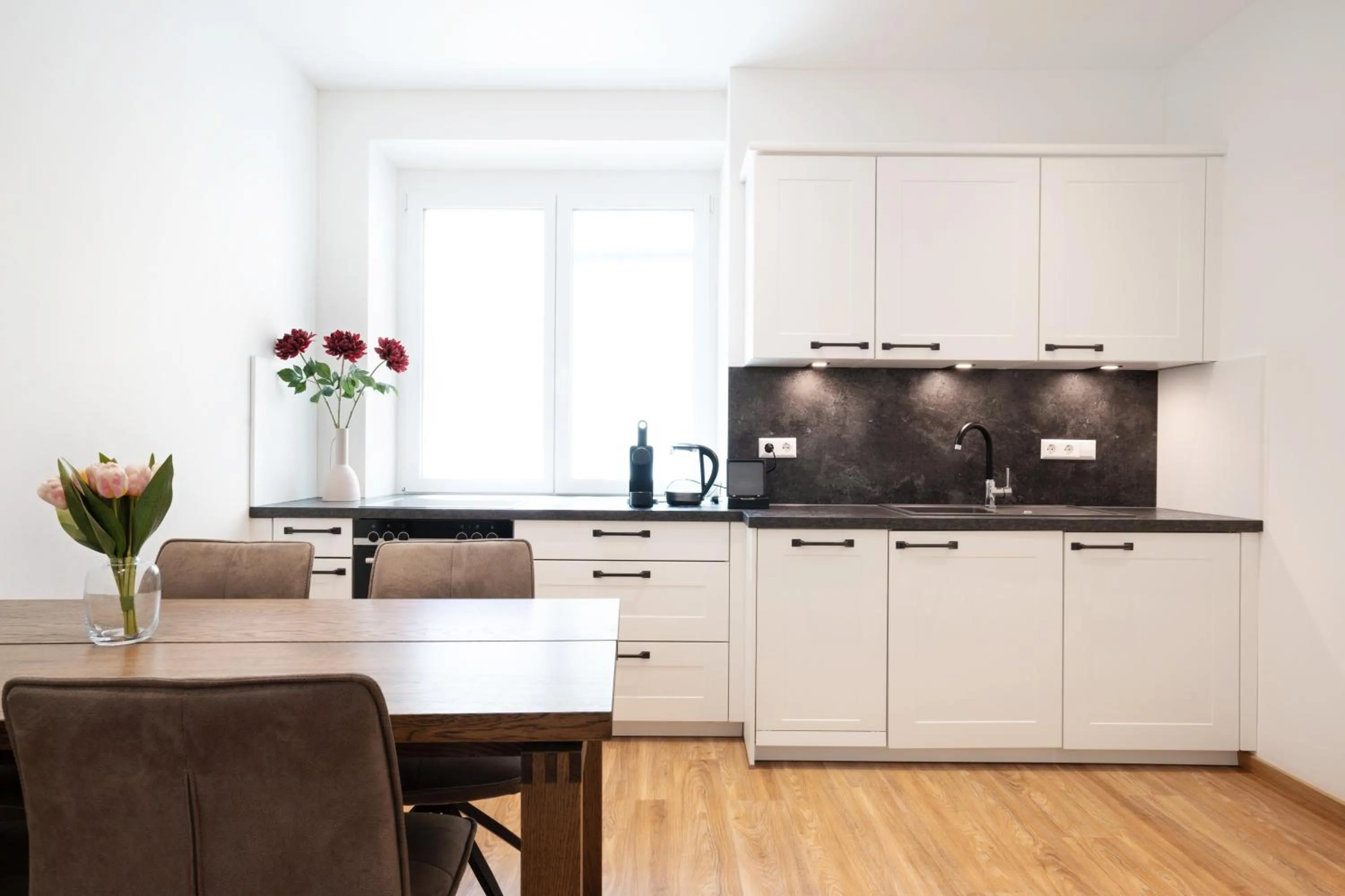 Coffee/tea facilities in easy-flat Hauptplatz - City Center Apartments with a Kitchen