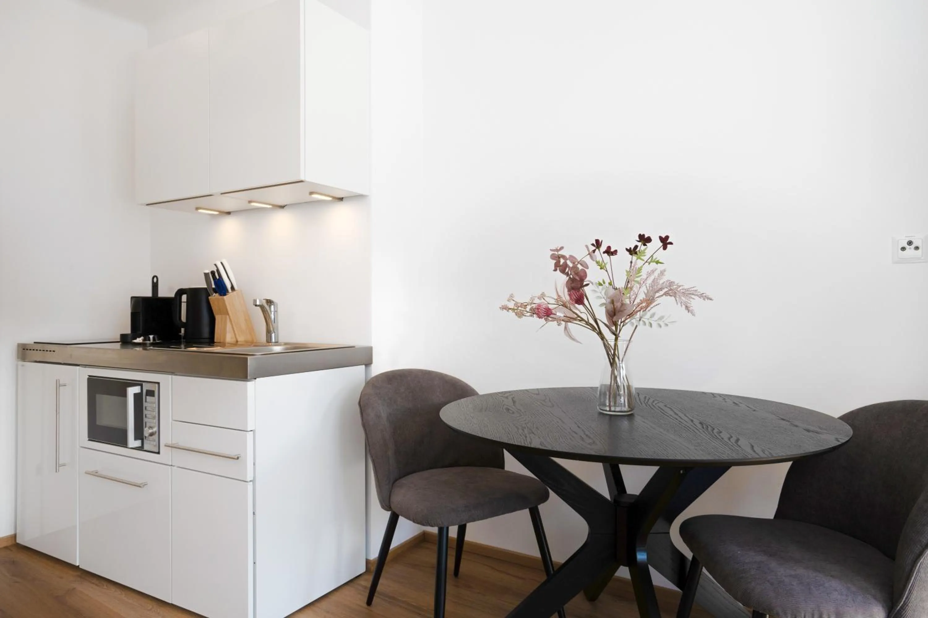 Coffee/tea facilities in easy-flat Hauptplatz - City Center Apartments with a Kitchen