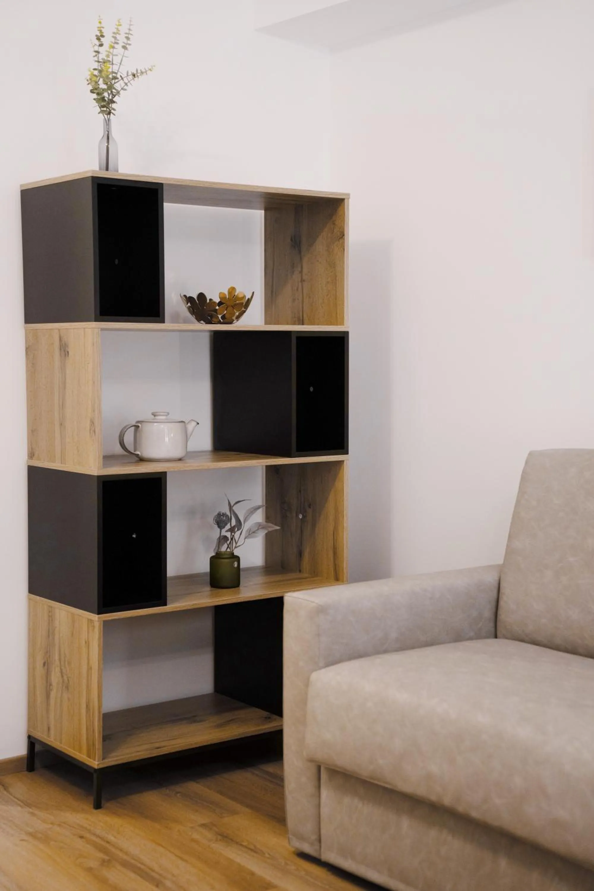 Living room in easy-flat Hauptplatz - City Center Apartments with a Kitchen