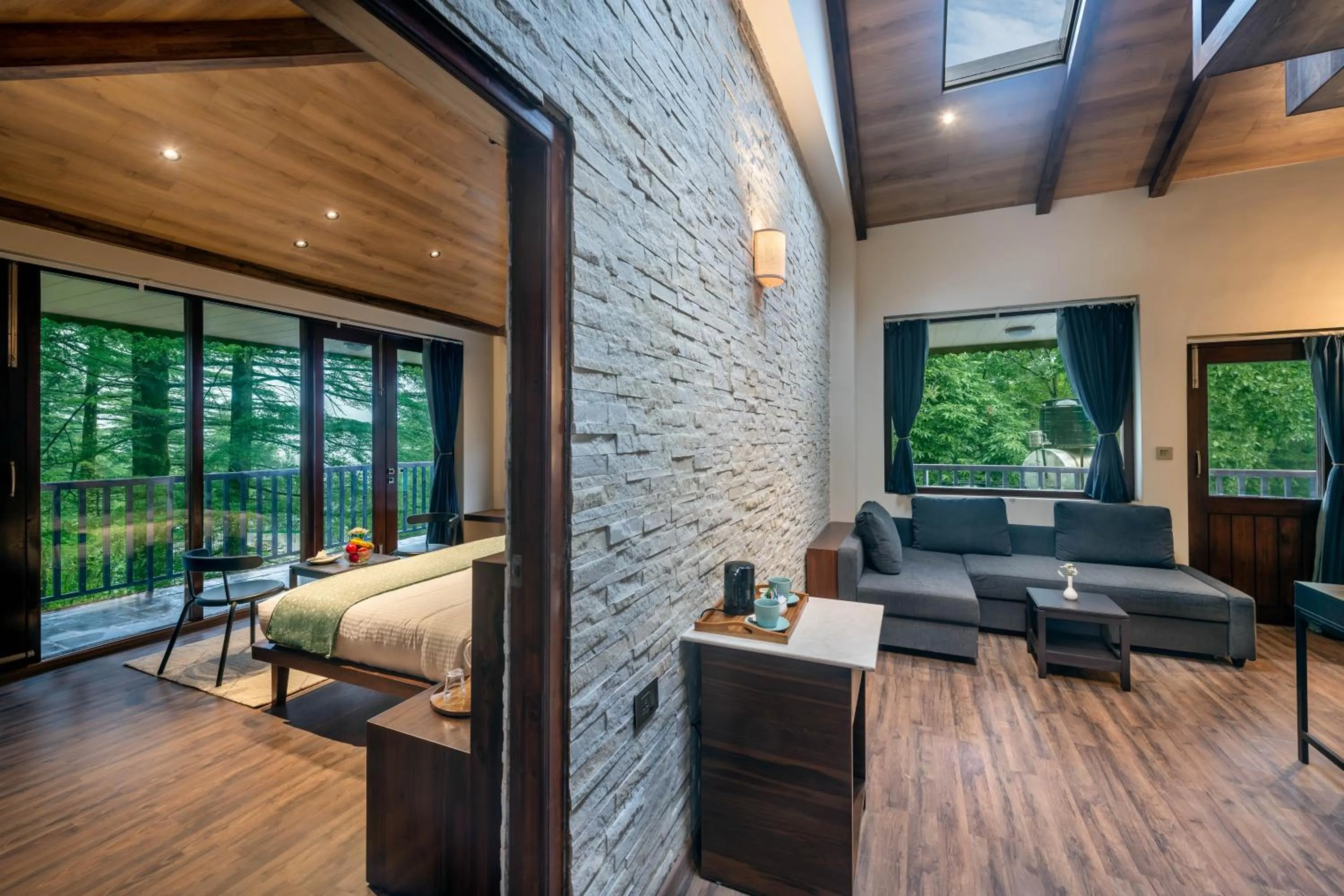 Bed in Hotel Eagles Nest