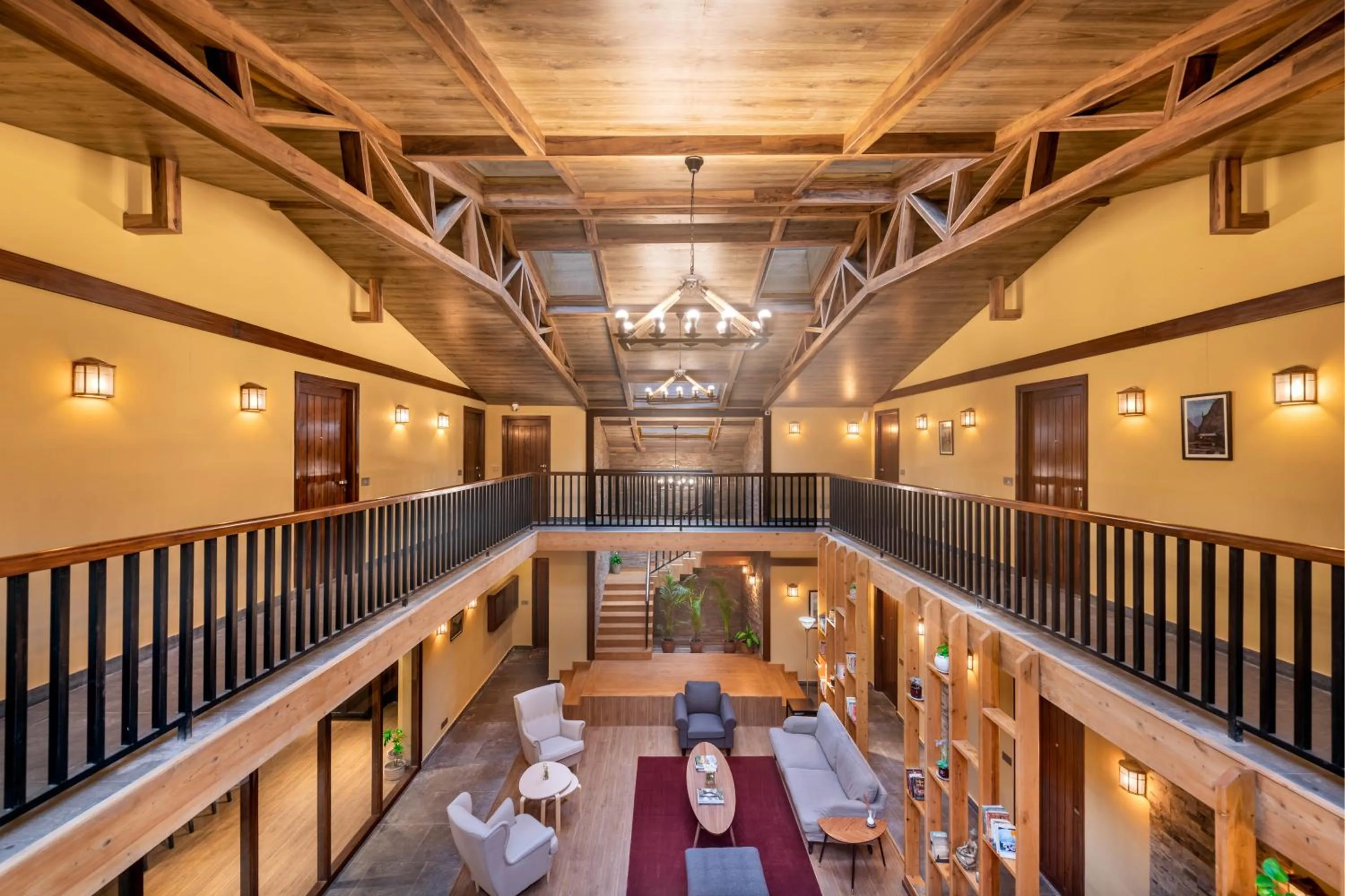 Lobby or reception in Hotel Eagles Nest