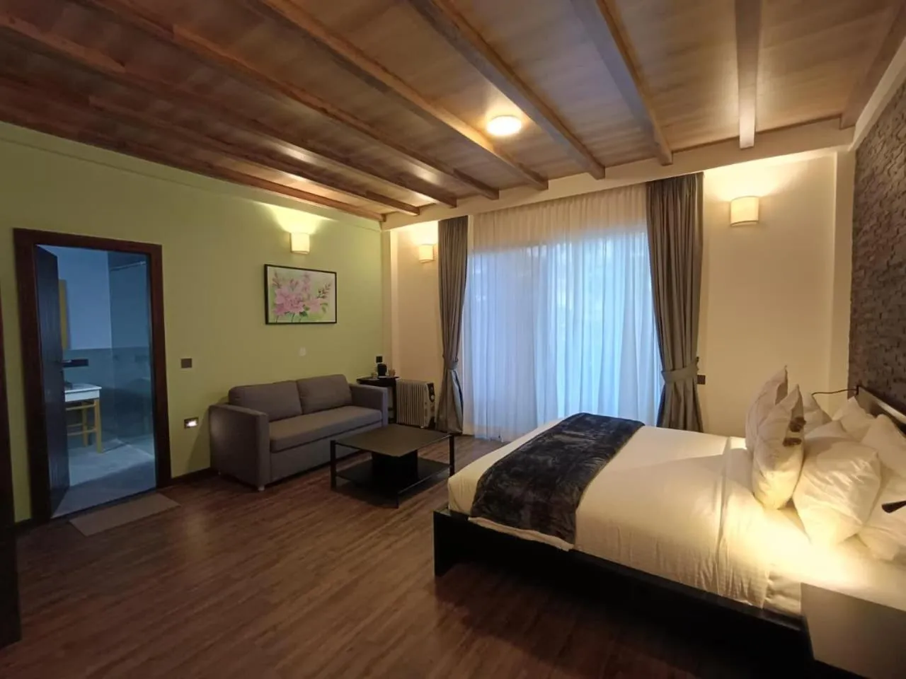 Bed in Hotel Eagles Nest