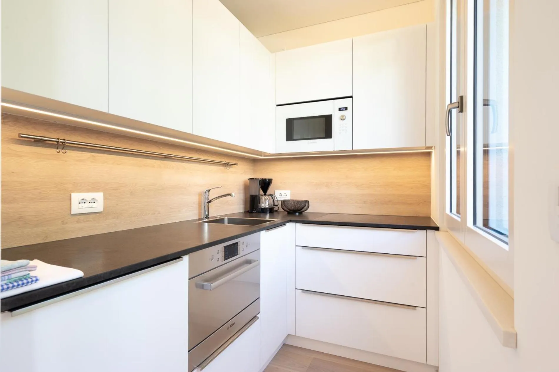 Decorative detail in Hotel Gartenresidence Zea Curtis