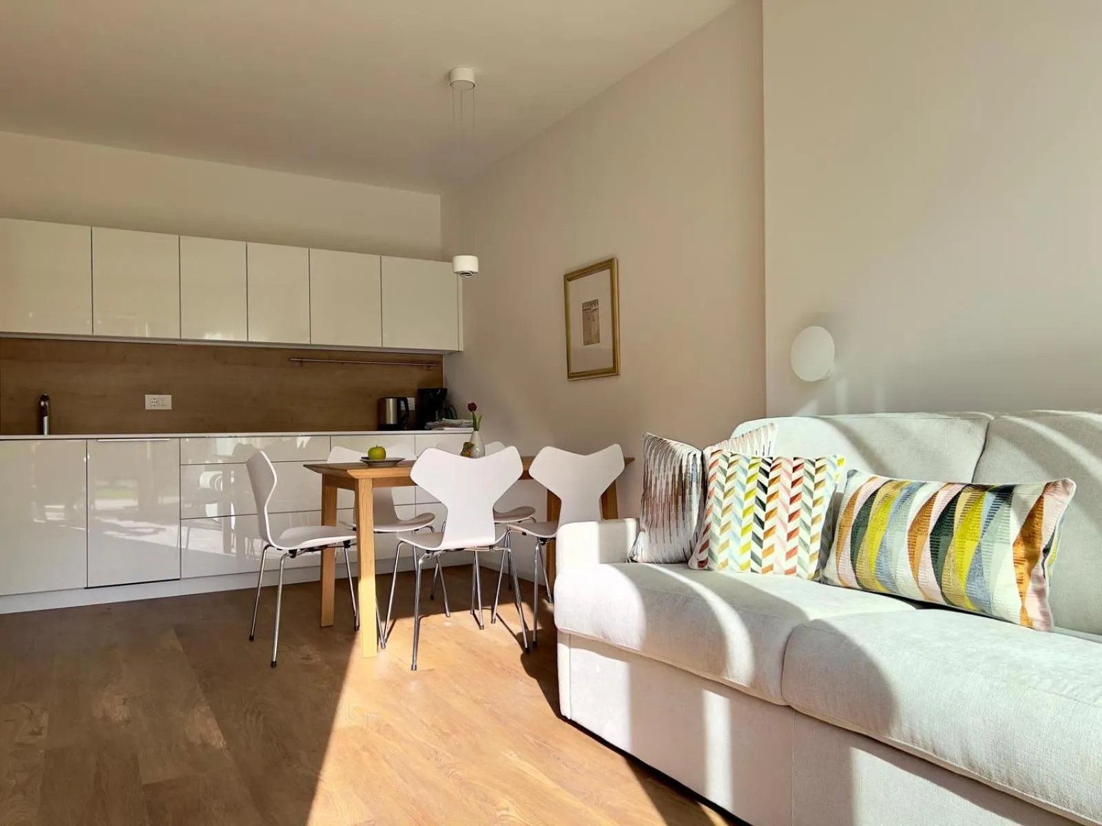 Kitchen or kitchenette in Hotel Gartenresidence Zea Curtis