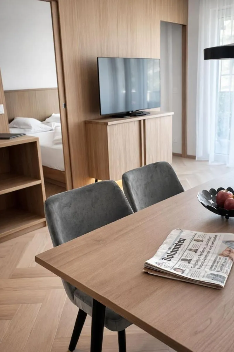 Living room in Hotel Gartenresidence Zea Curtis