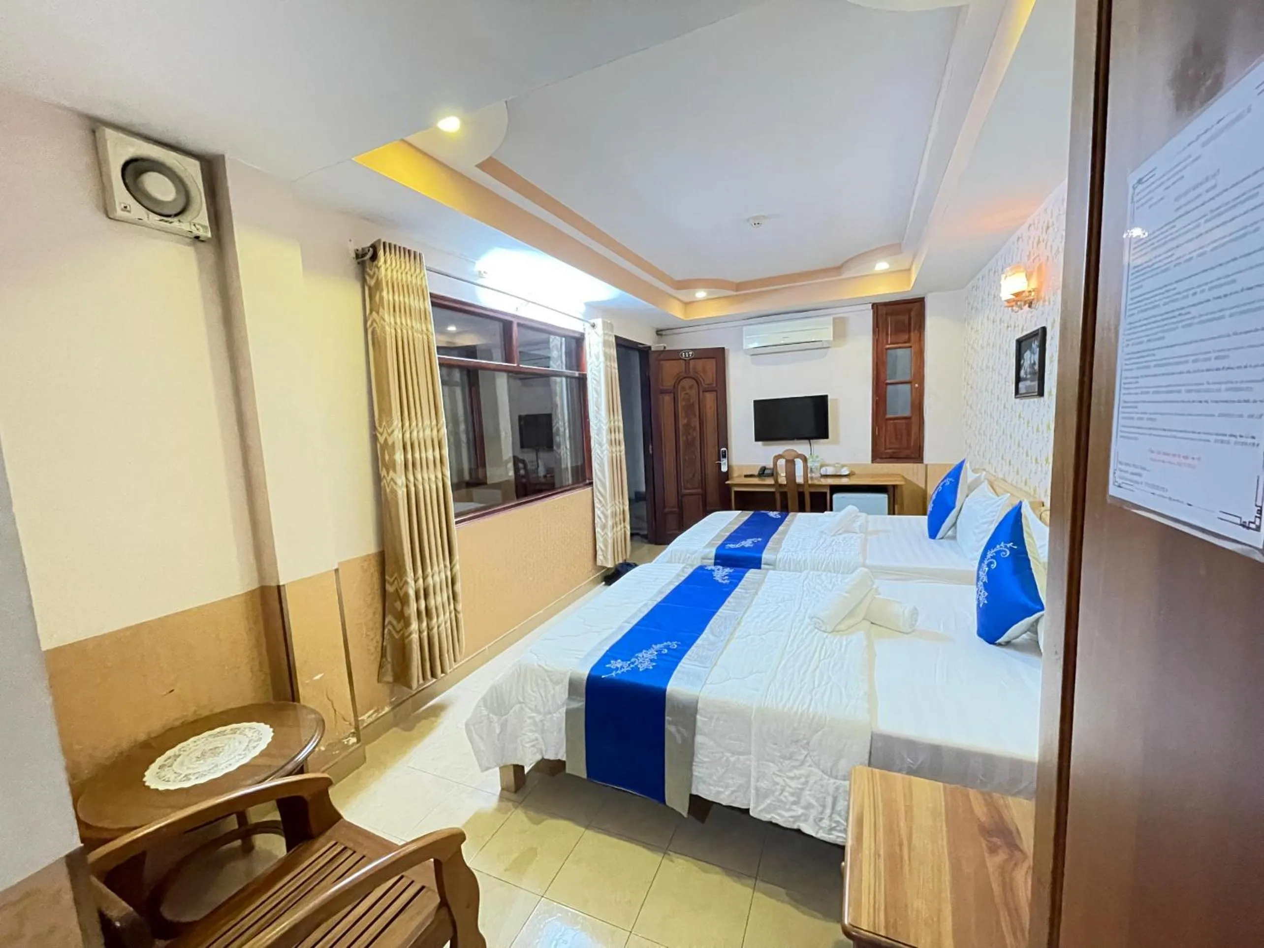 Bed in KHÁCH SẠN HỒNG PHÁT