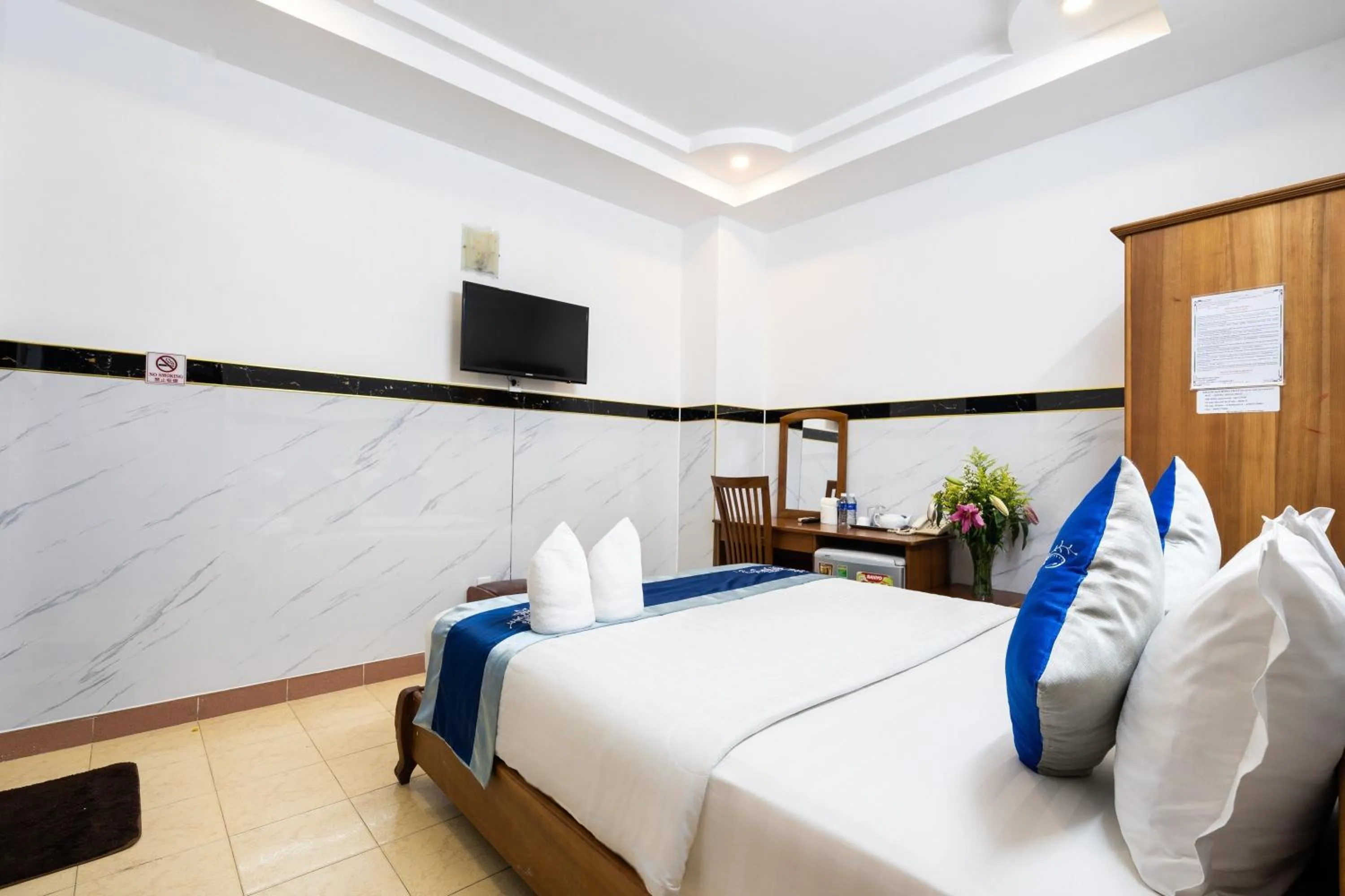 Bed in KHÁCH SẠN HỒNG PHÁT