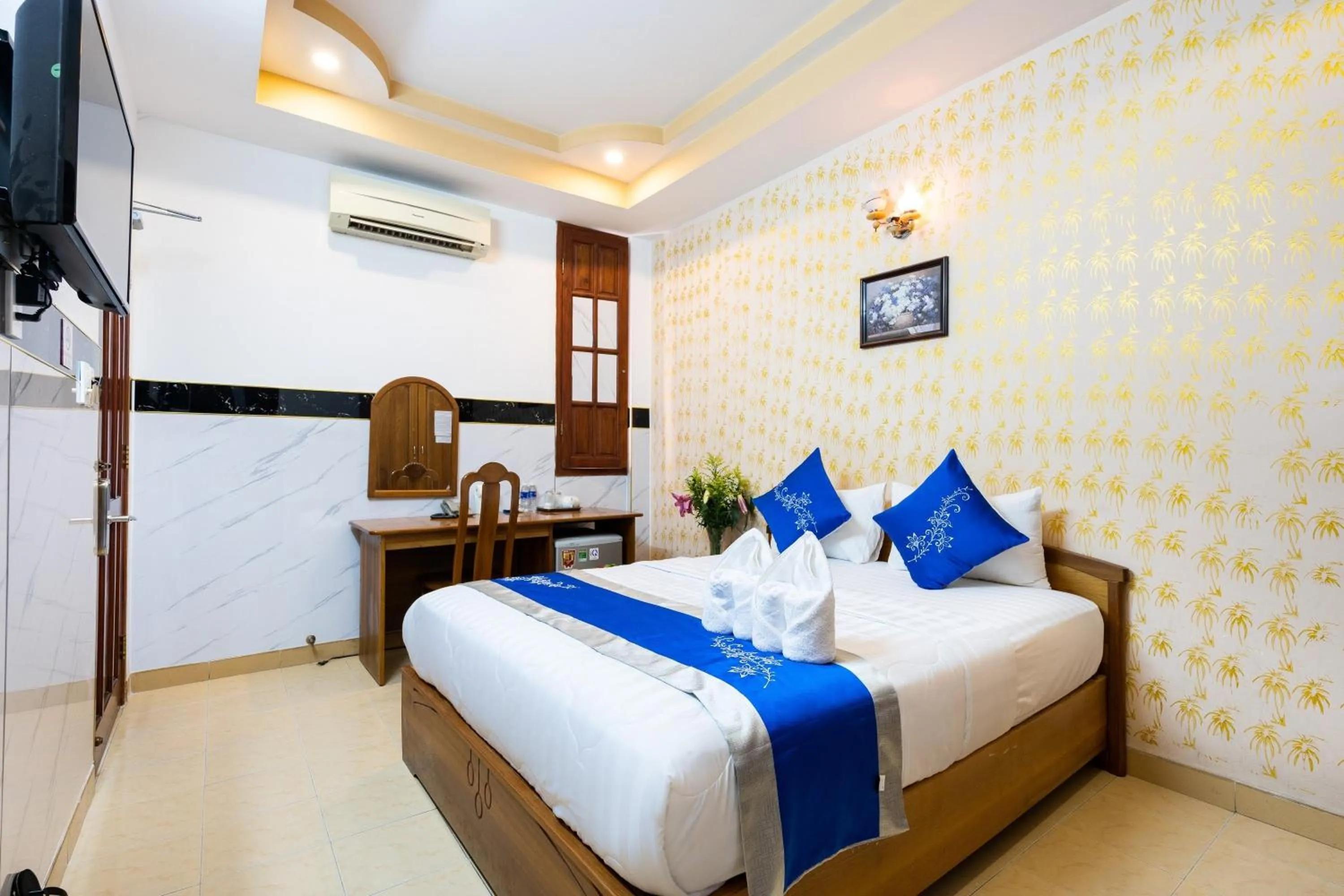 Bed in KHÁCH SẠN HỒNG PHÁT