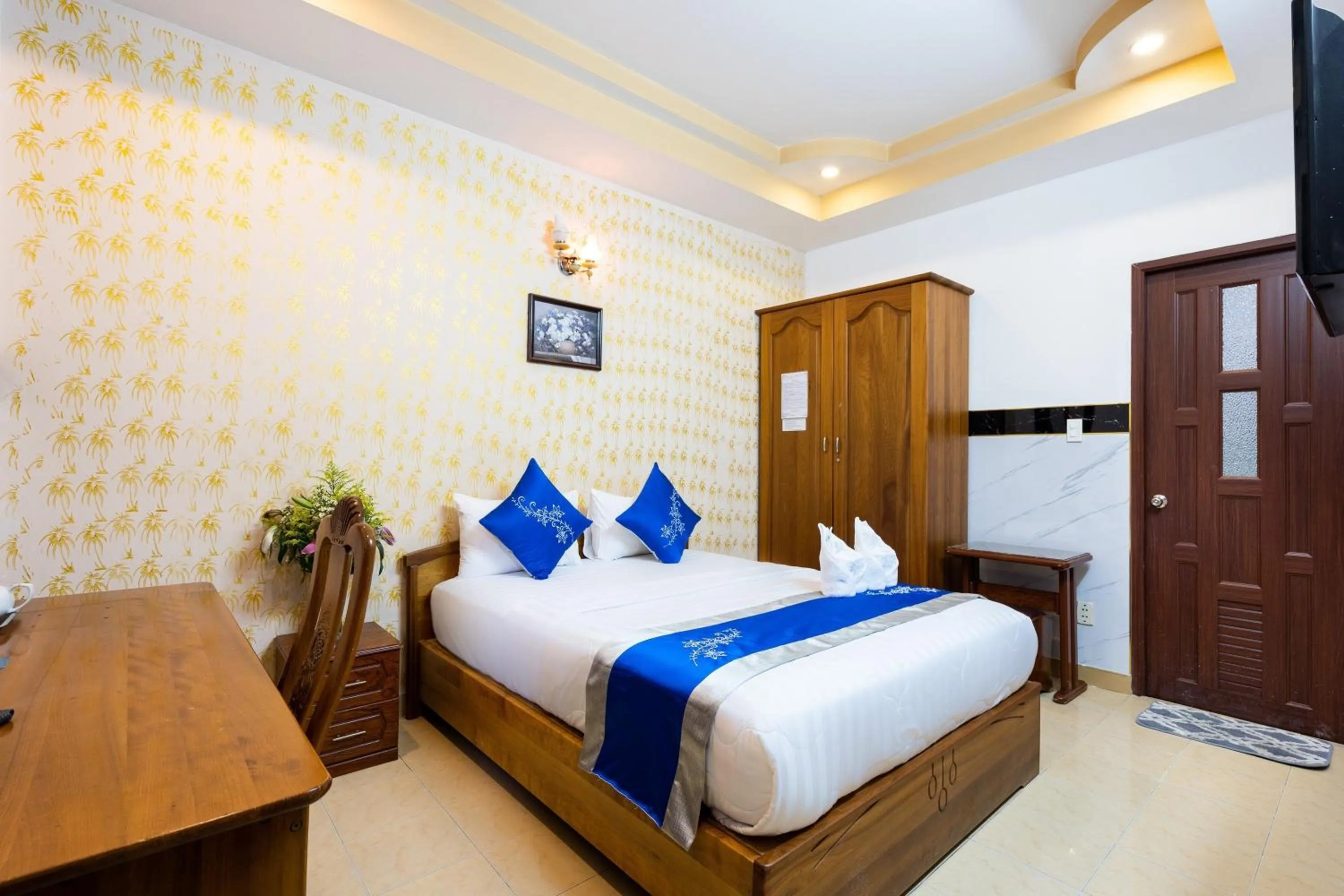 Bed in KHÁCH SẠN HỒNG PHÁT