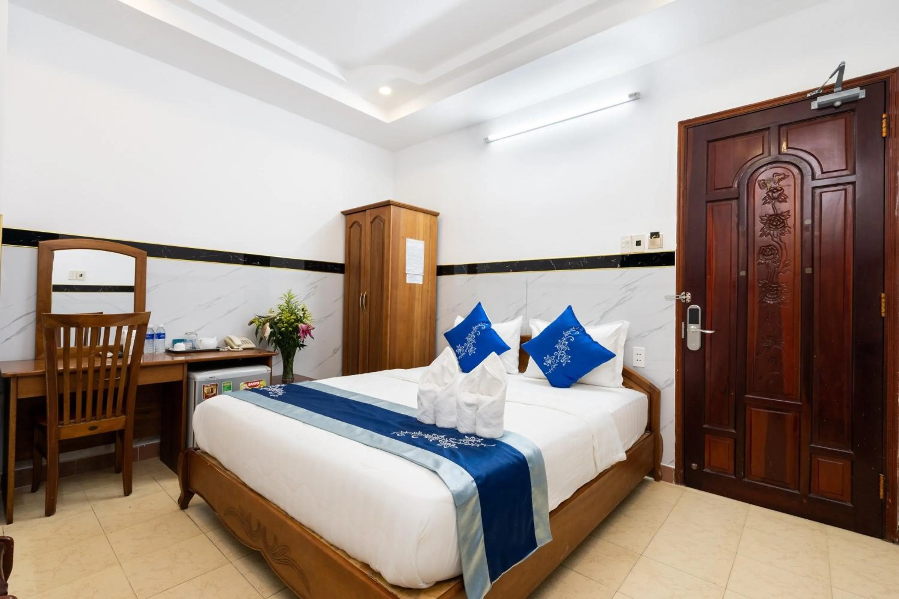 Bed in KHÁCH SẠN HỒNG PHÁT