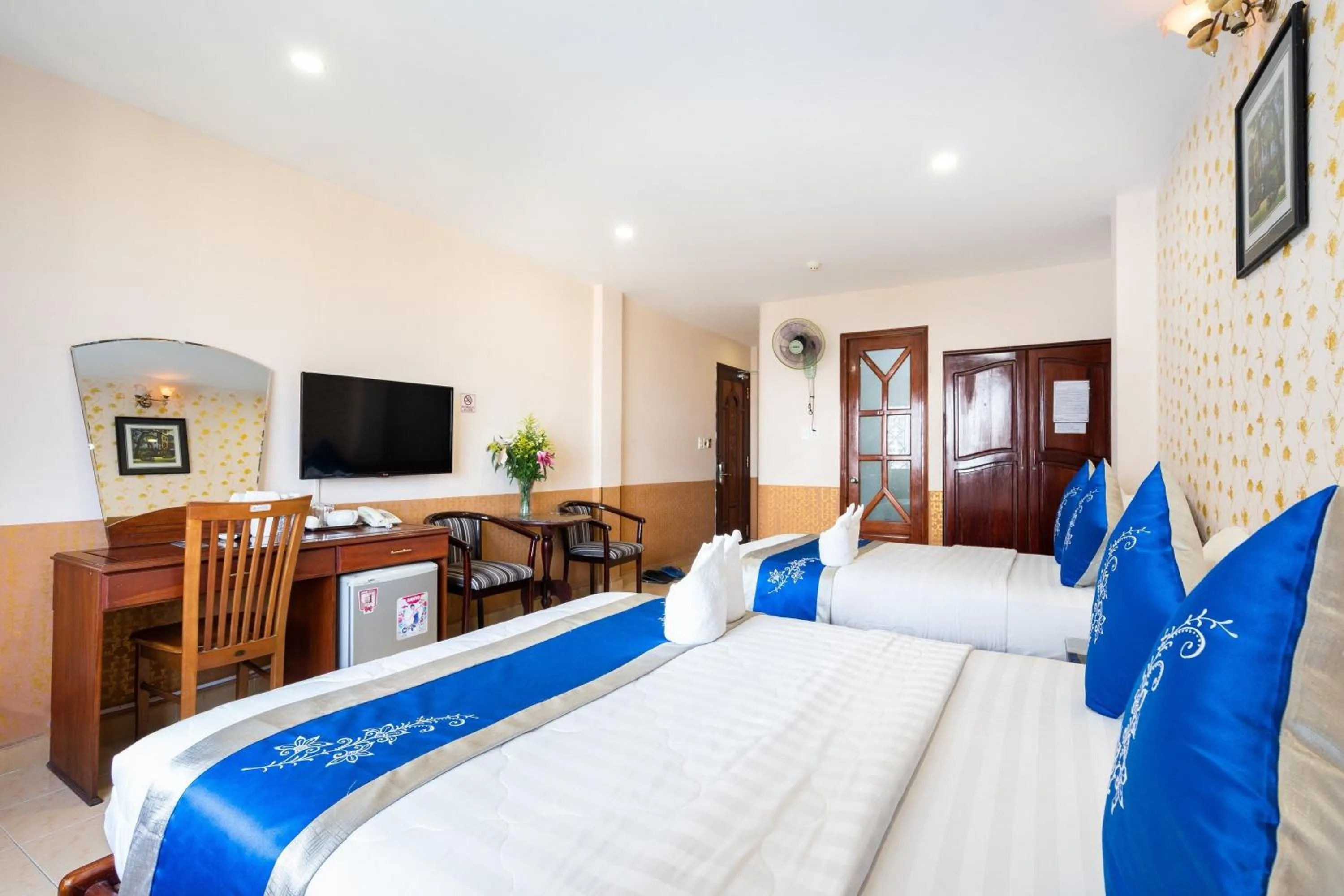 Bed in KHÁCH SẠN HỒNG PHÁT