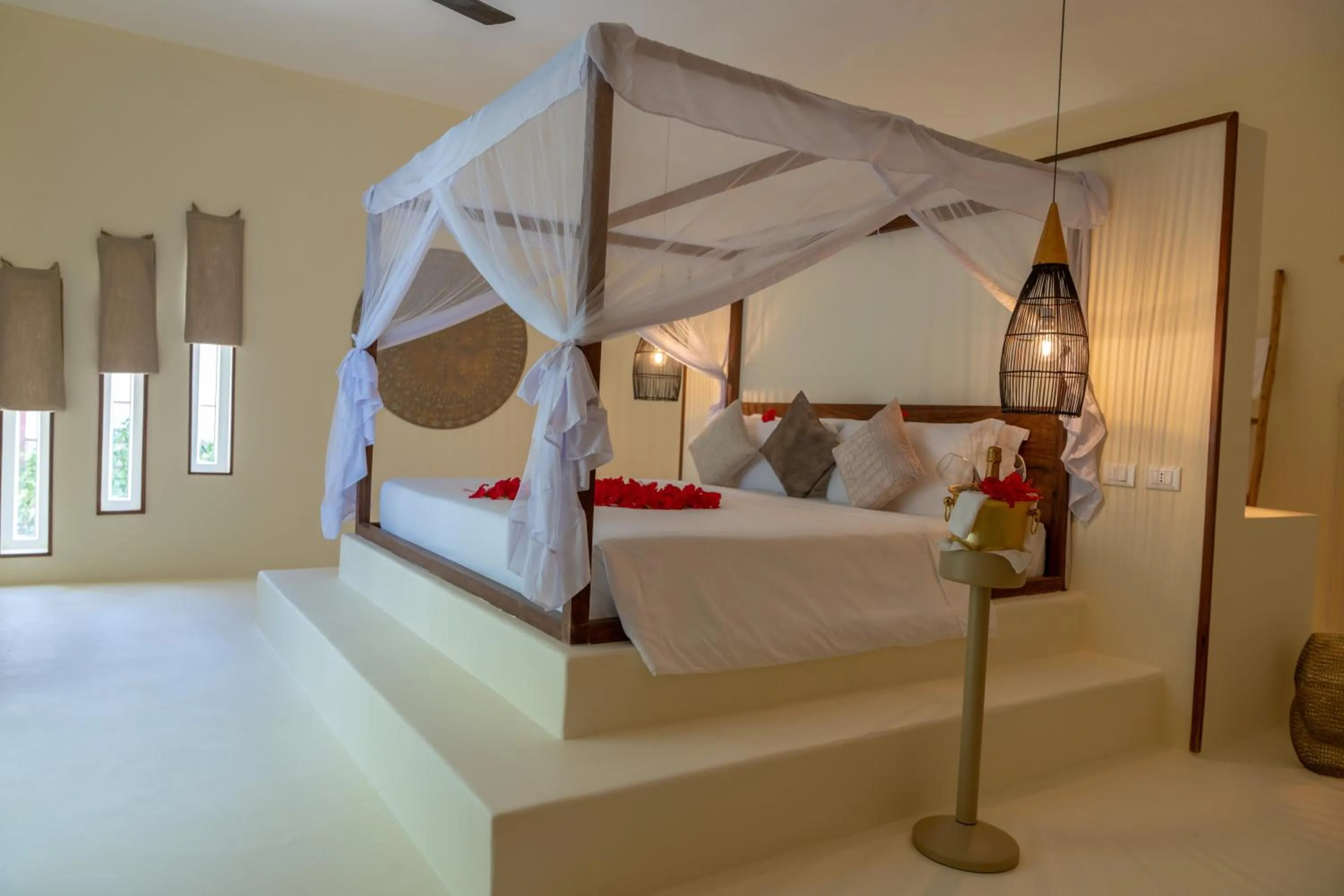 Bed in Alma Boutique Hotel