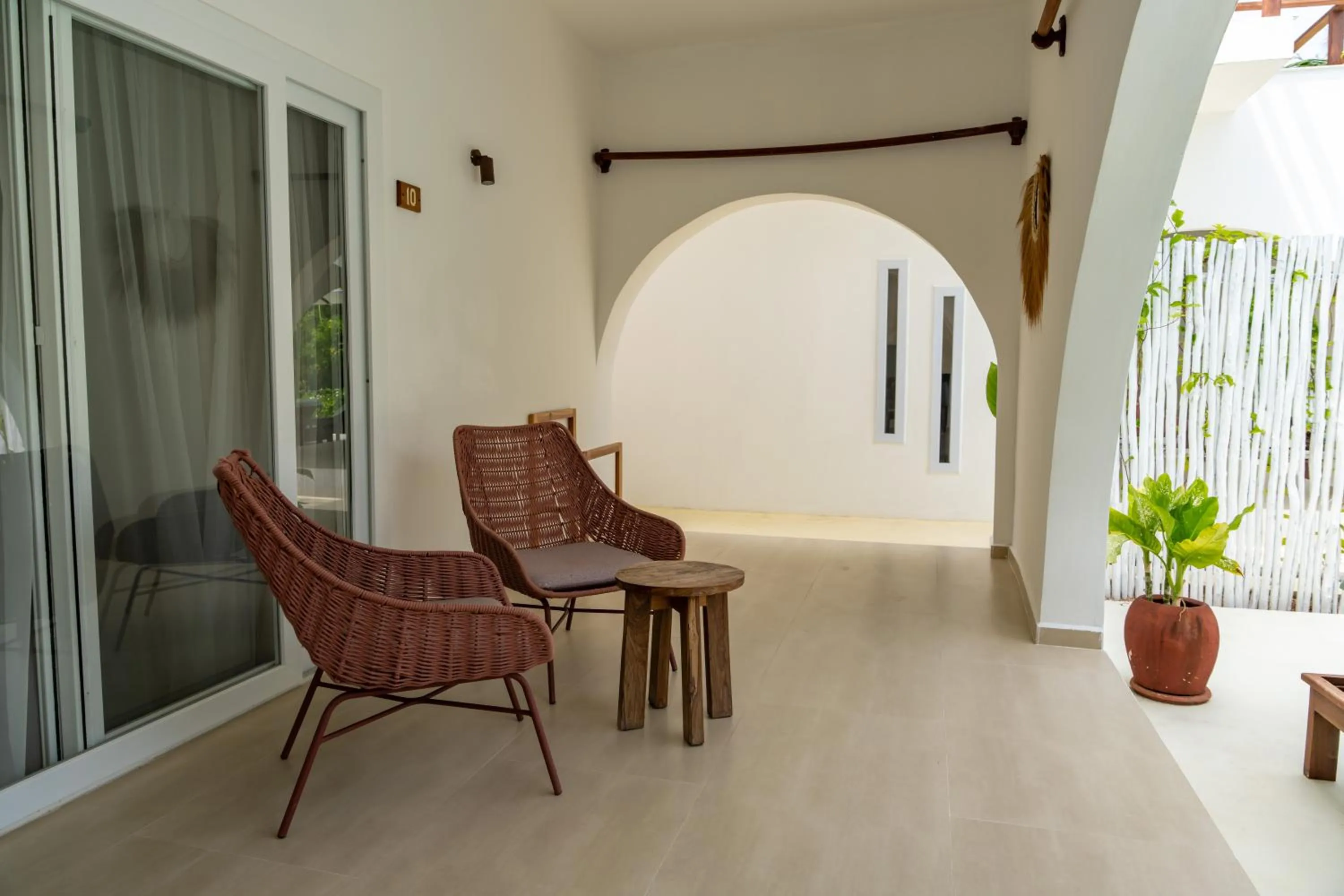 Patio in Alma Boutique Hotel