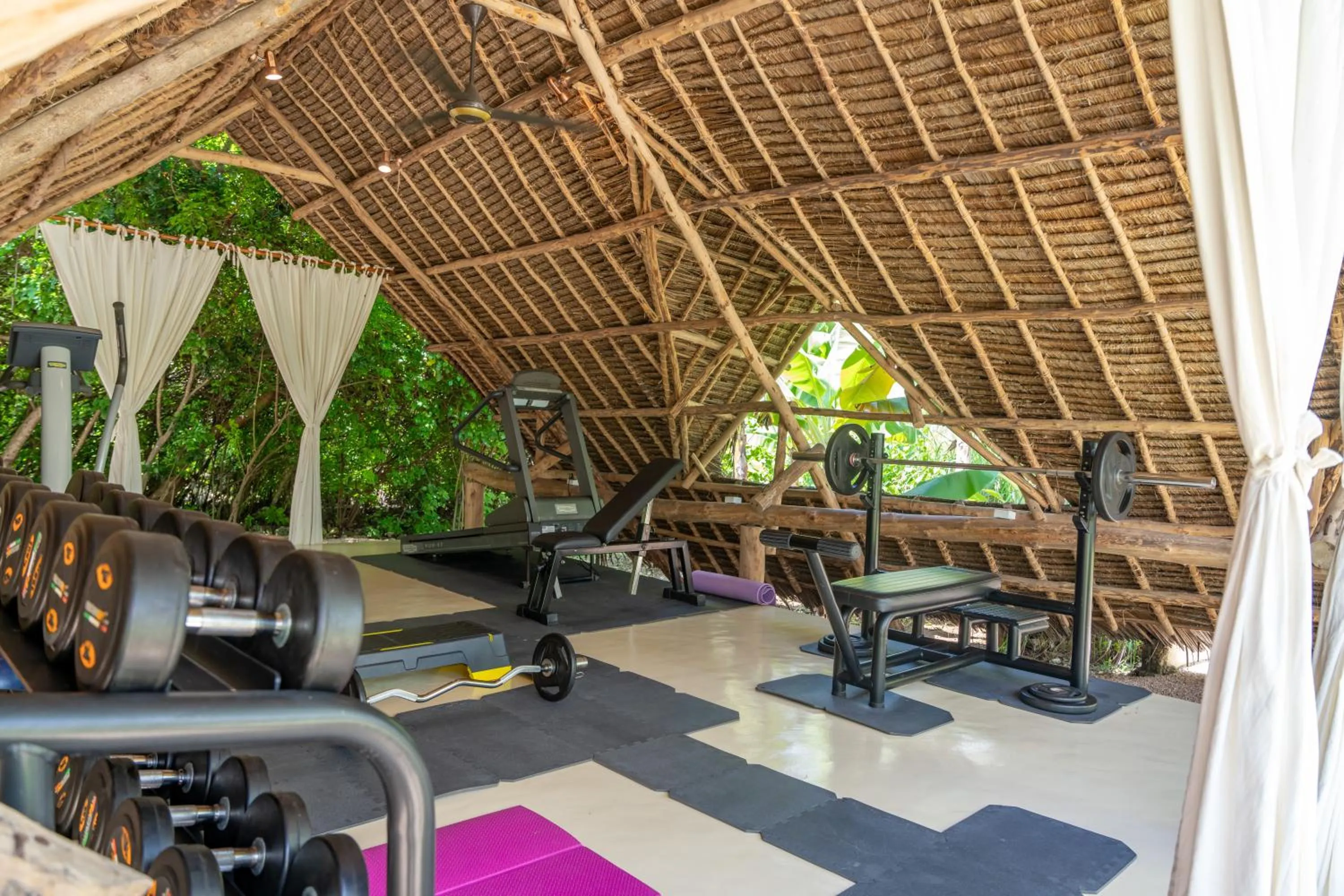 Fitness centre/facilities in Alma Boutique Hotel