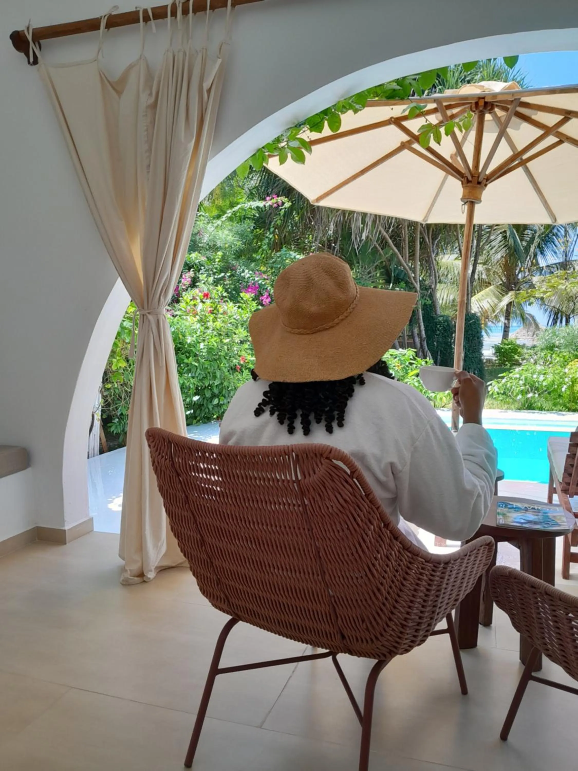 Patio in Alma Boutique Hotel