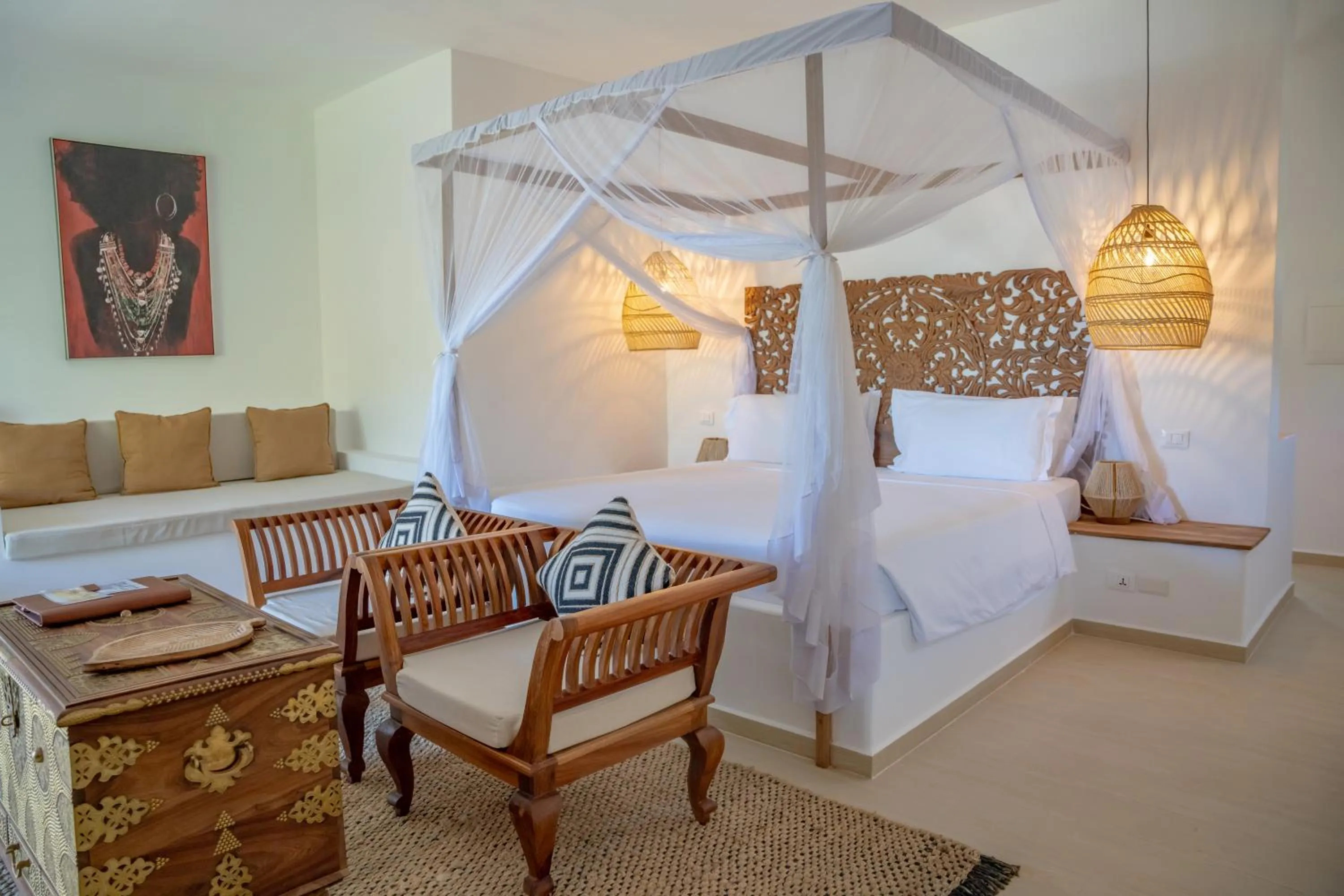 Bed in Alma Boutique Hotel