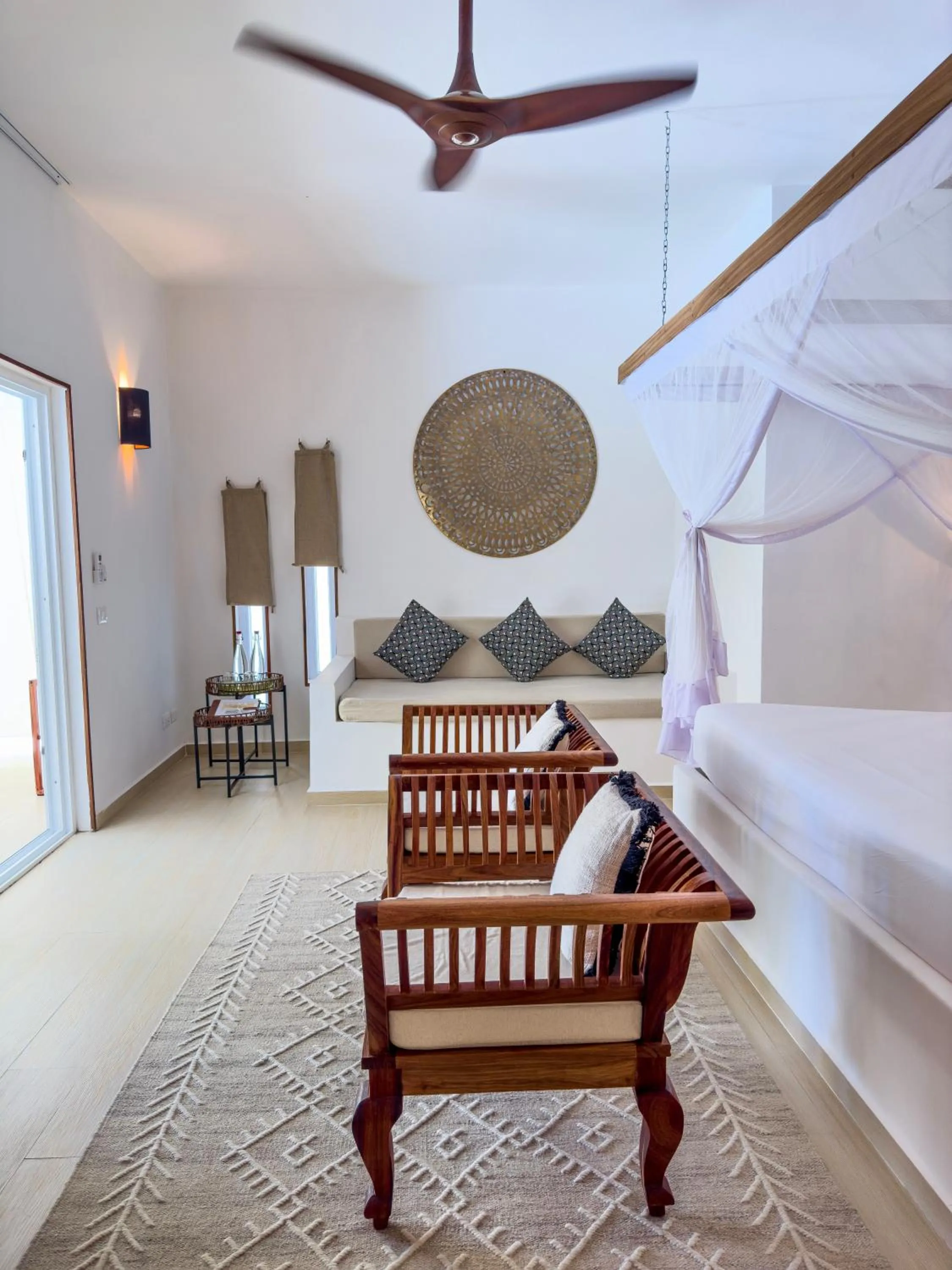 Living room, Bed in Alma Boutique Hotel