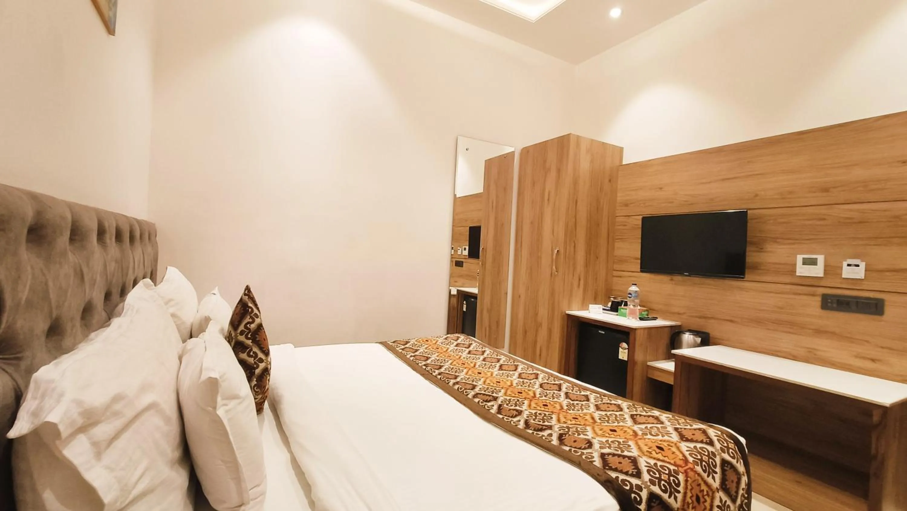 Bed in Blessings Hotel