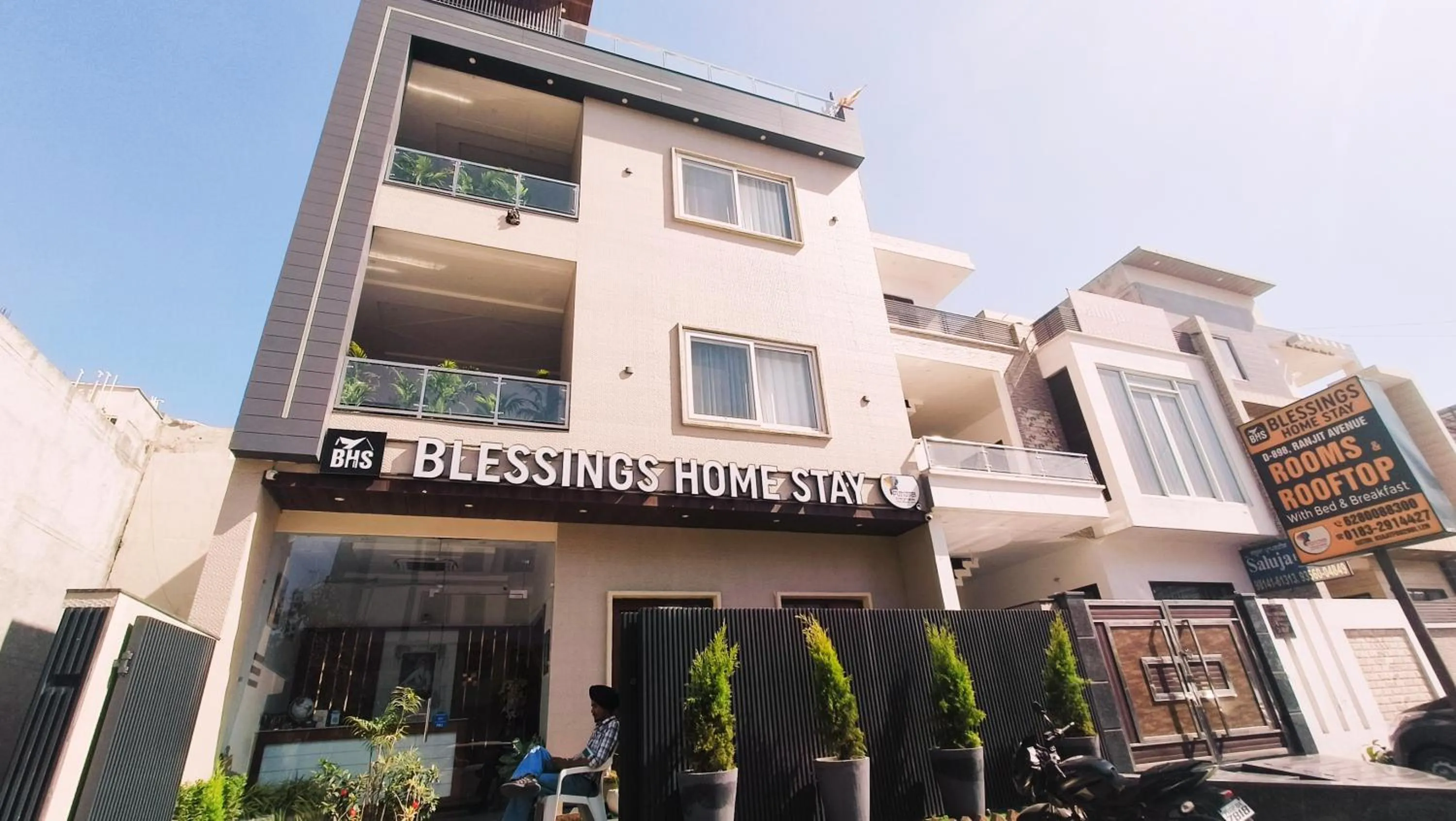 Property building in Blessings Hotel