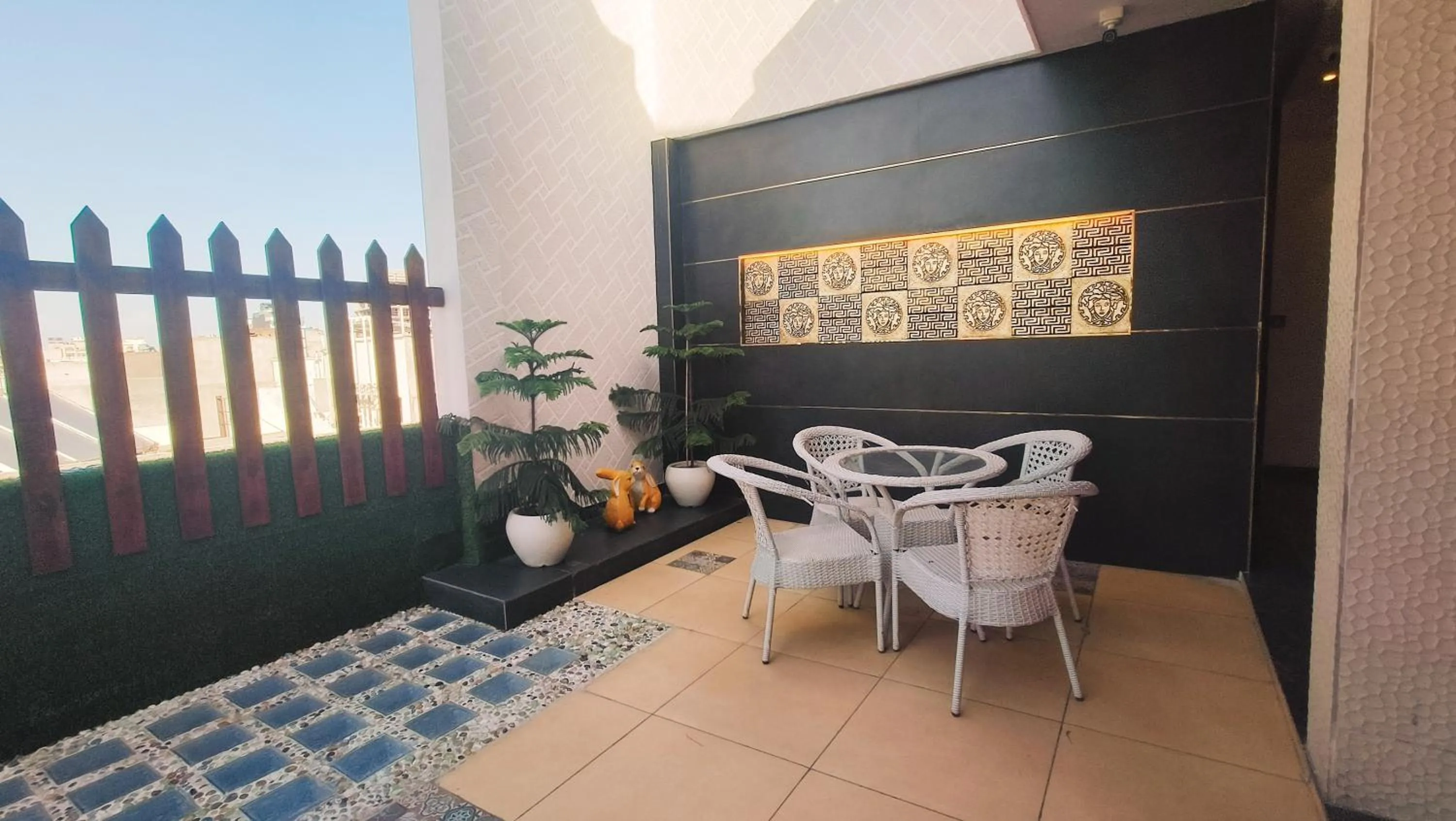 Dining area in Blessings Hotel