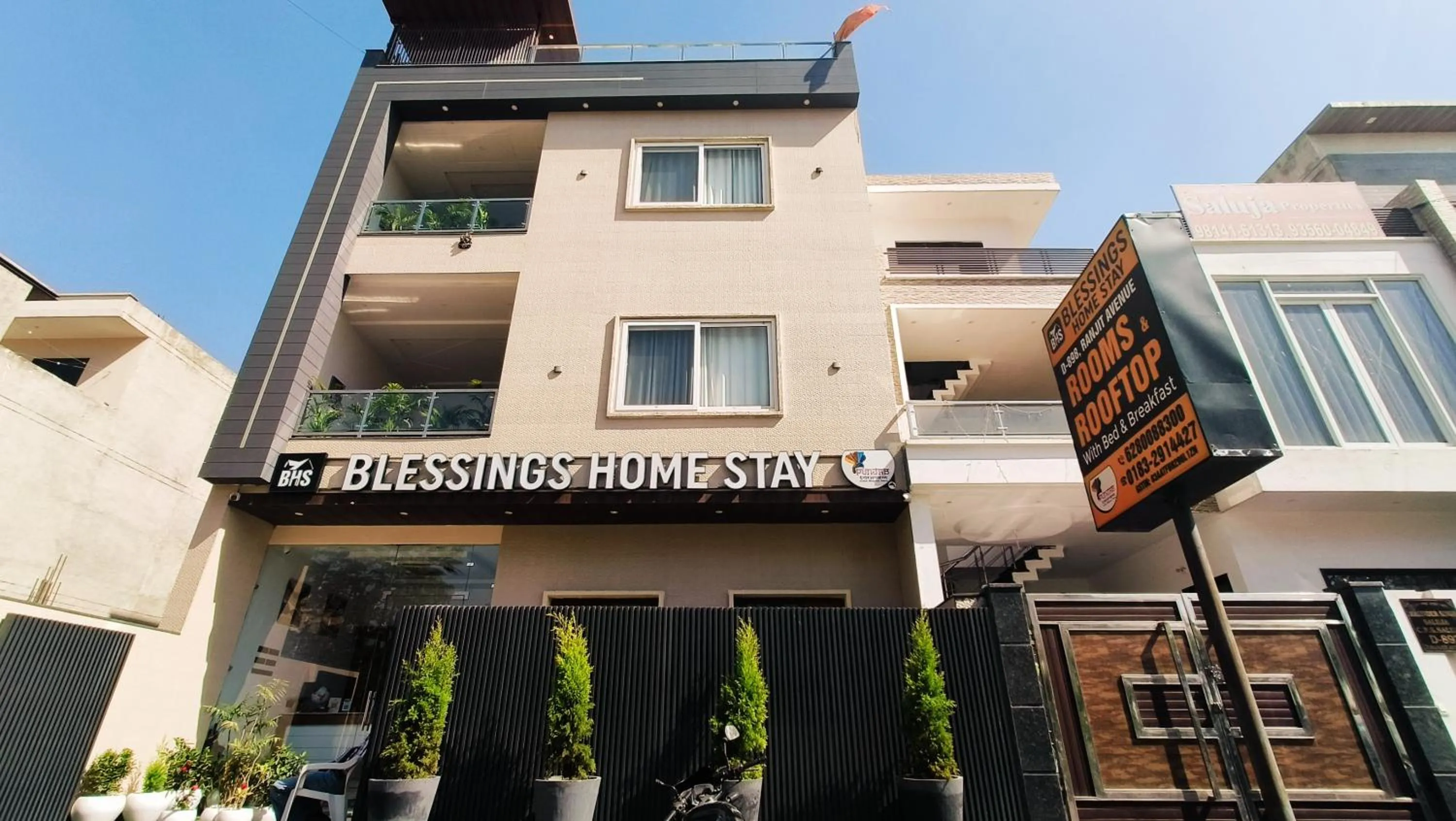 Property building in Blessings Hotel