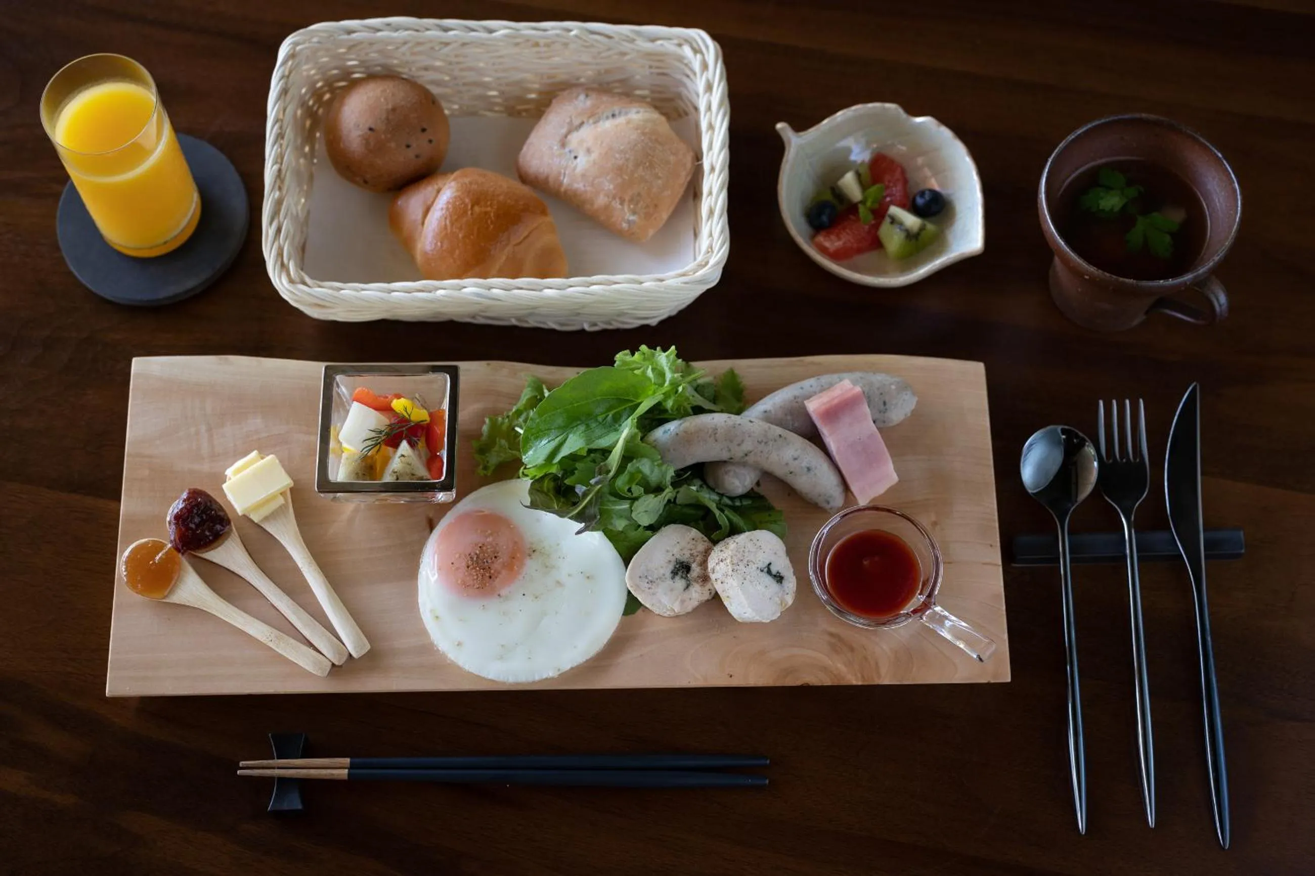 Breakfast in Naoshima Ryokan Roka