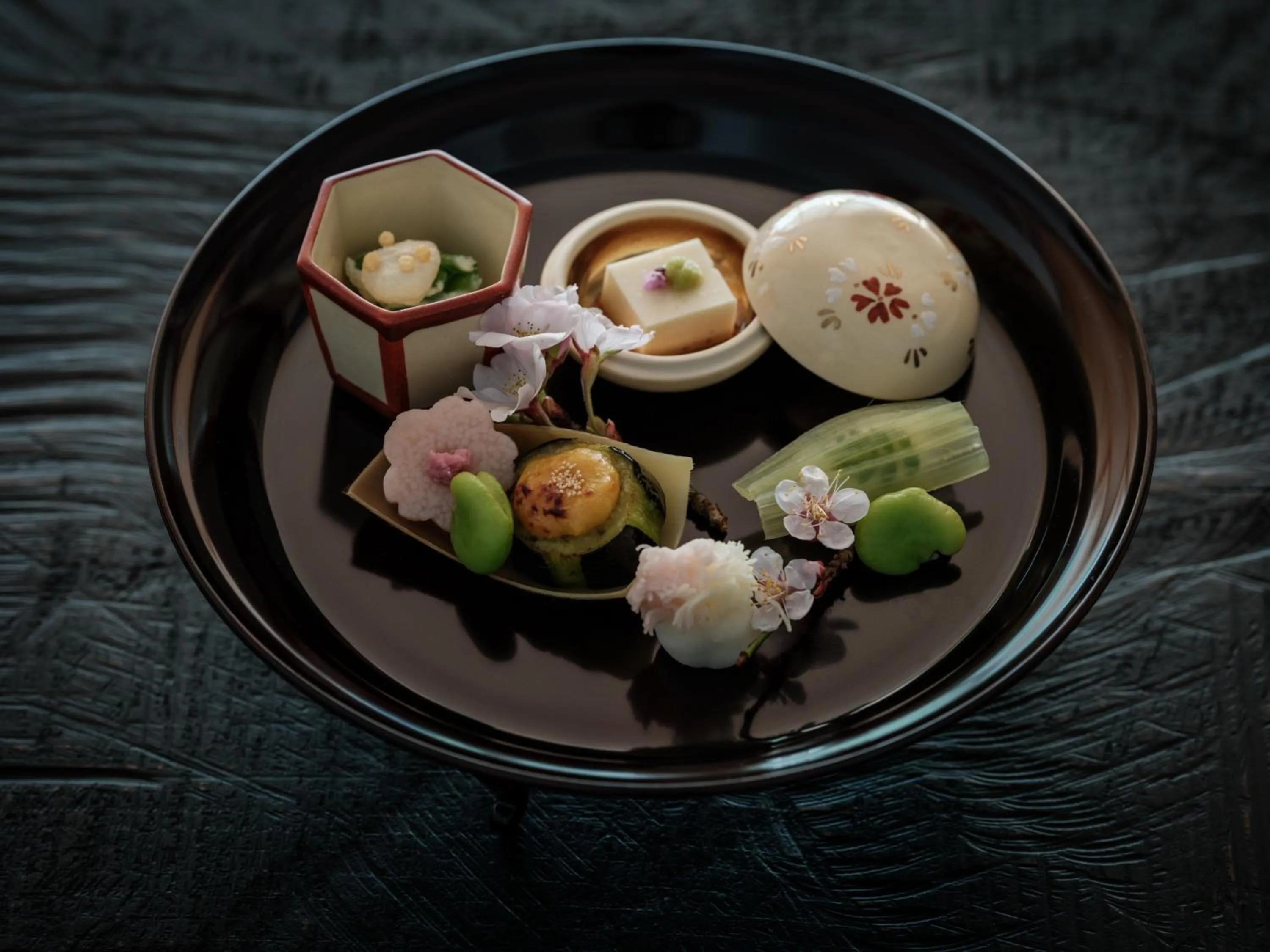 Dinner in Naoshima Ryokan Roka