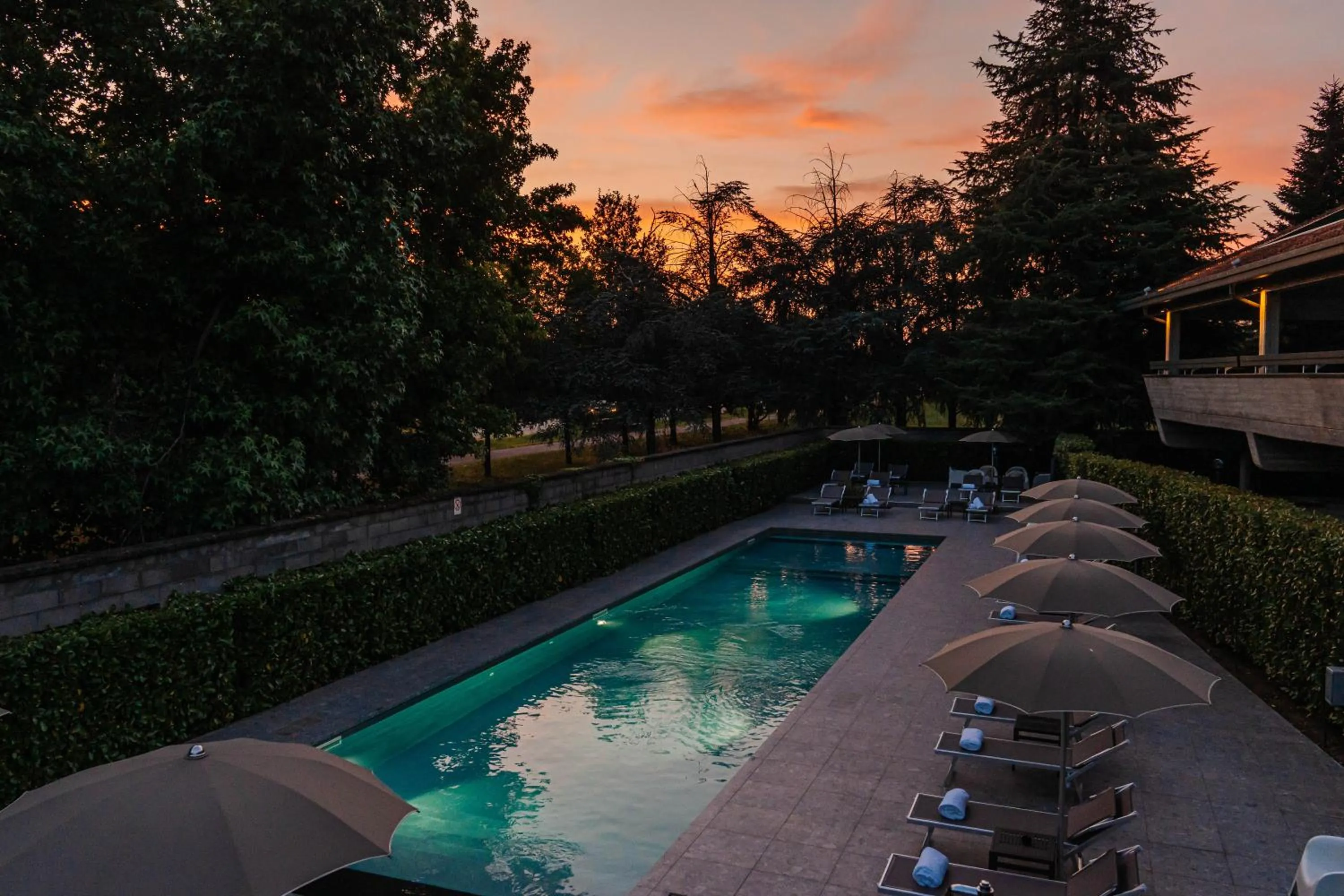 Swimming pool in Living Hotel Milano