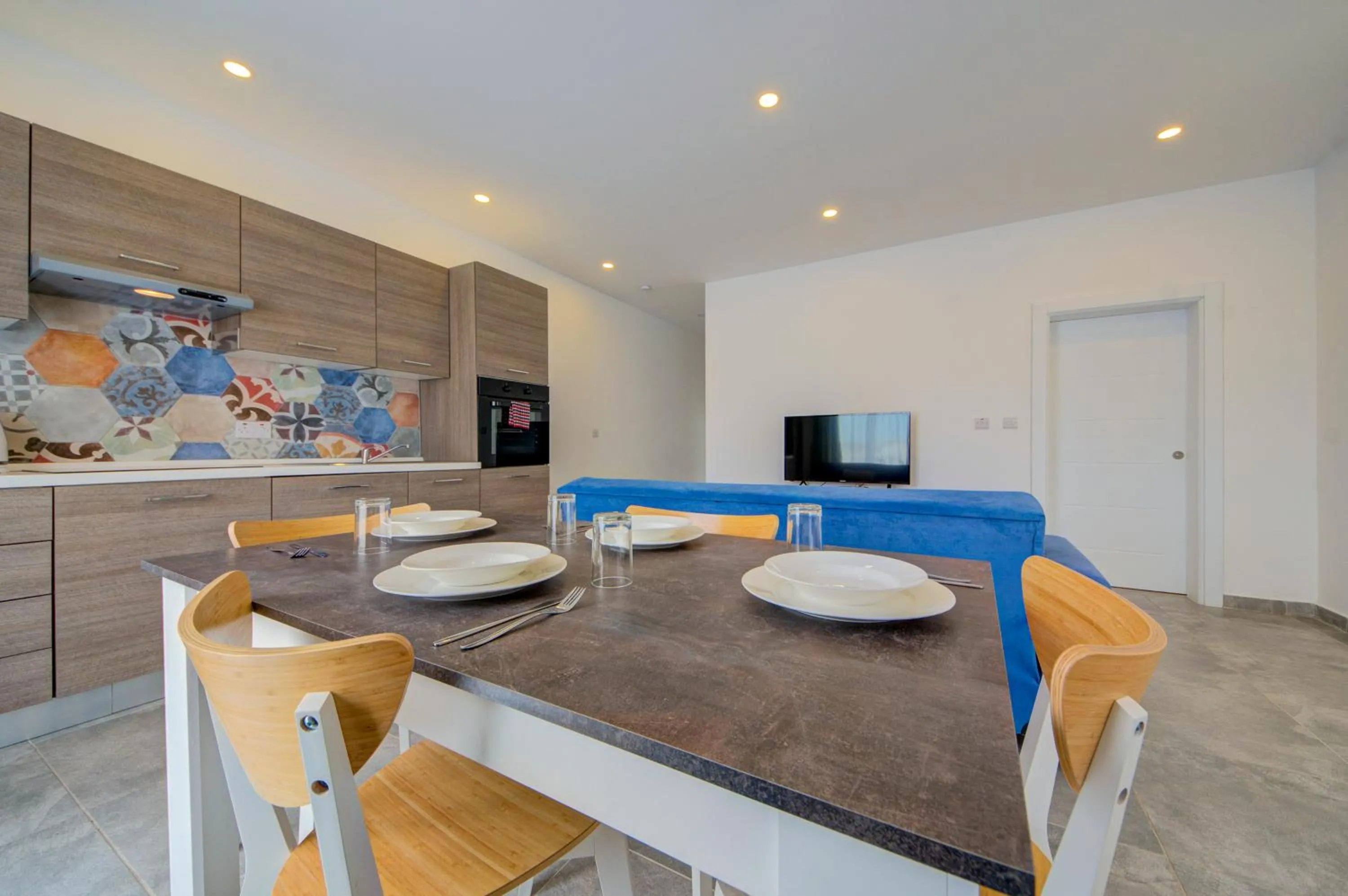 Kitchen or kitchenette in Marina Suites & apartments - Self catering - by Tritoni hotels