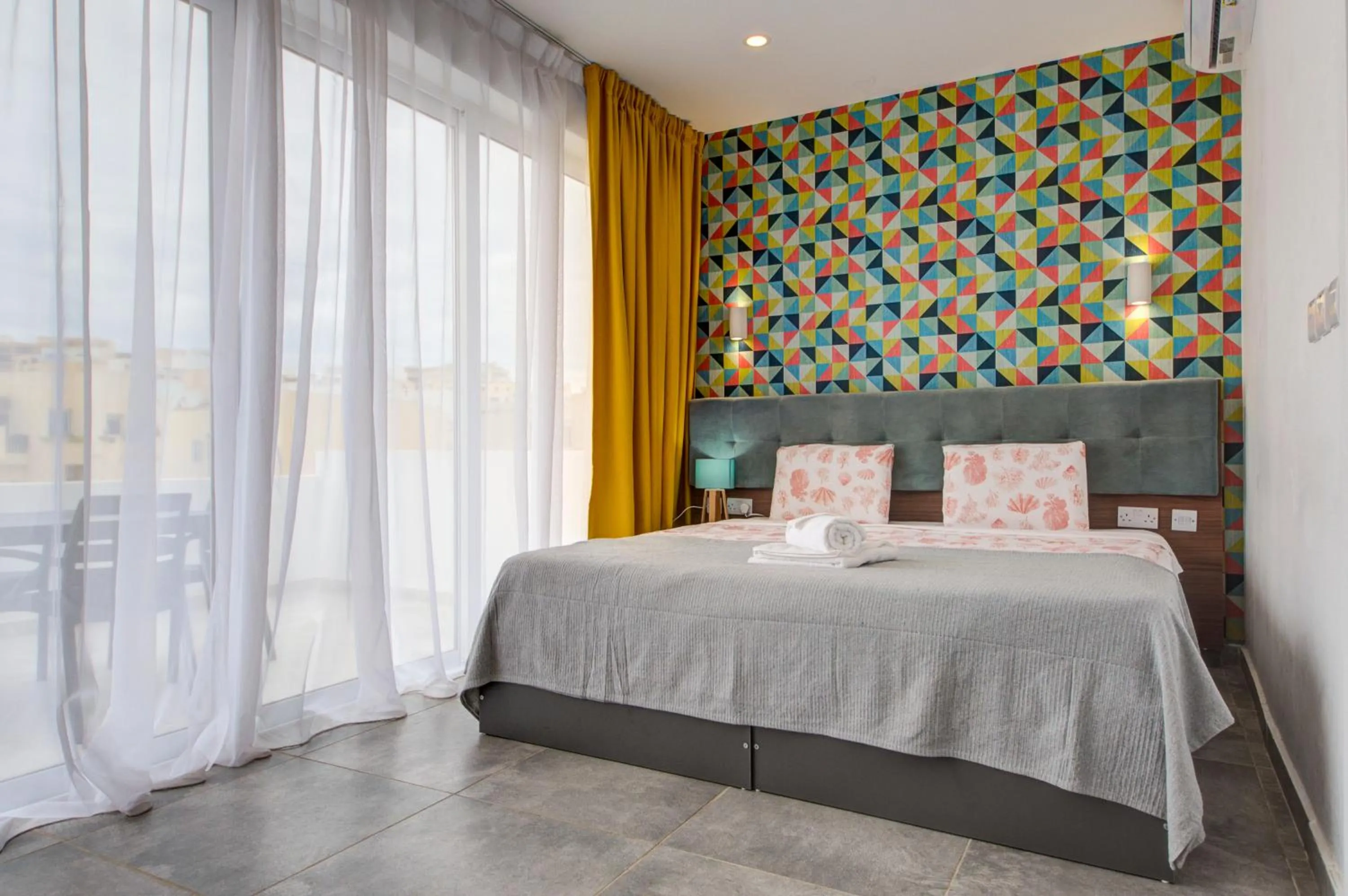 Bedroom, Bed in Marina Suites & apartments - Self catering - by Tritoni hotels