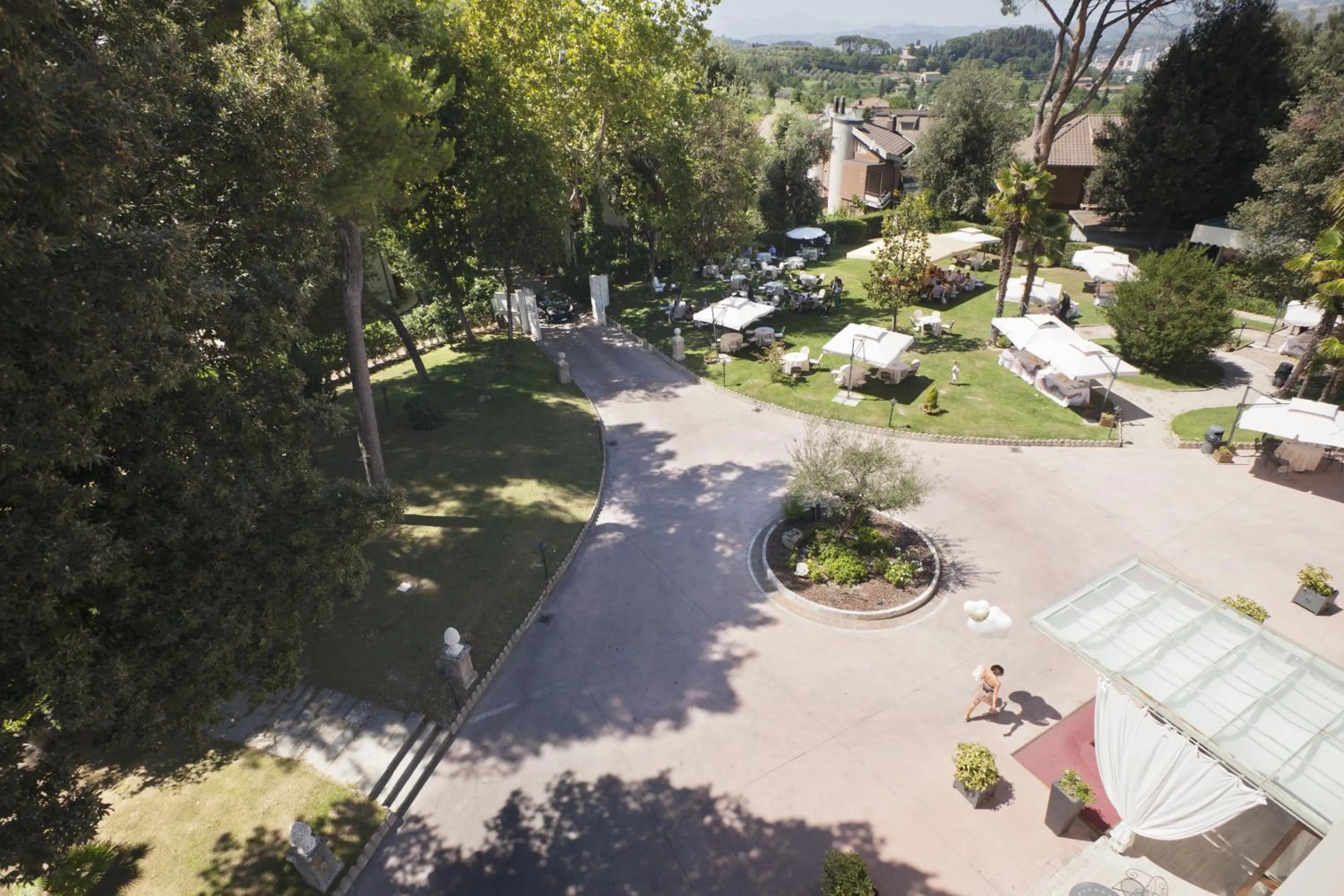 Bird's eye view in Hotel Villa Pigna