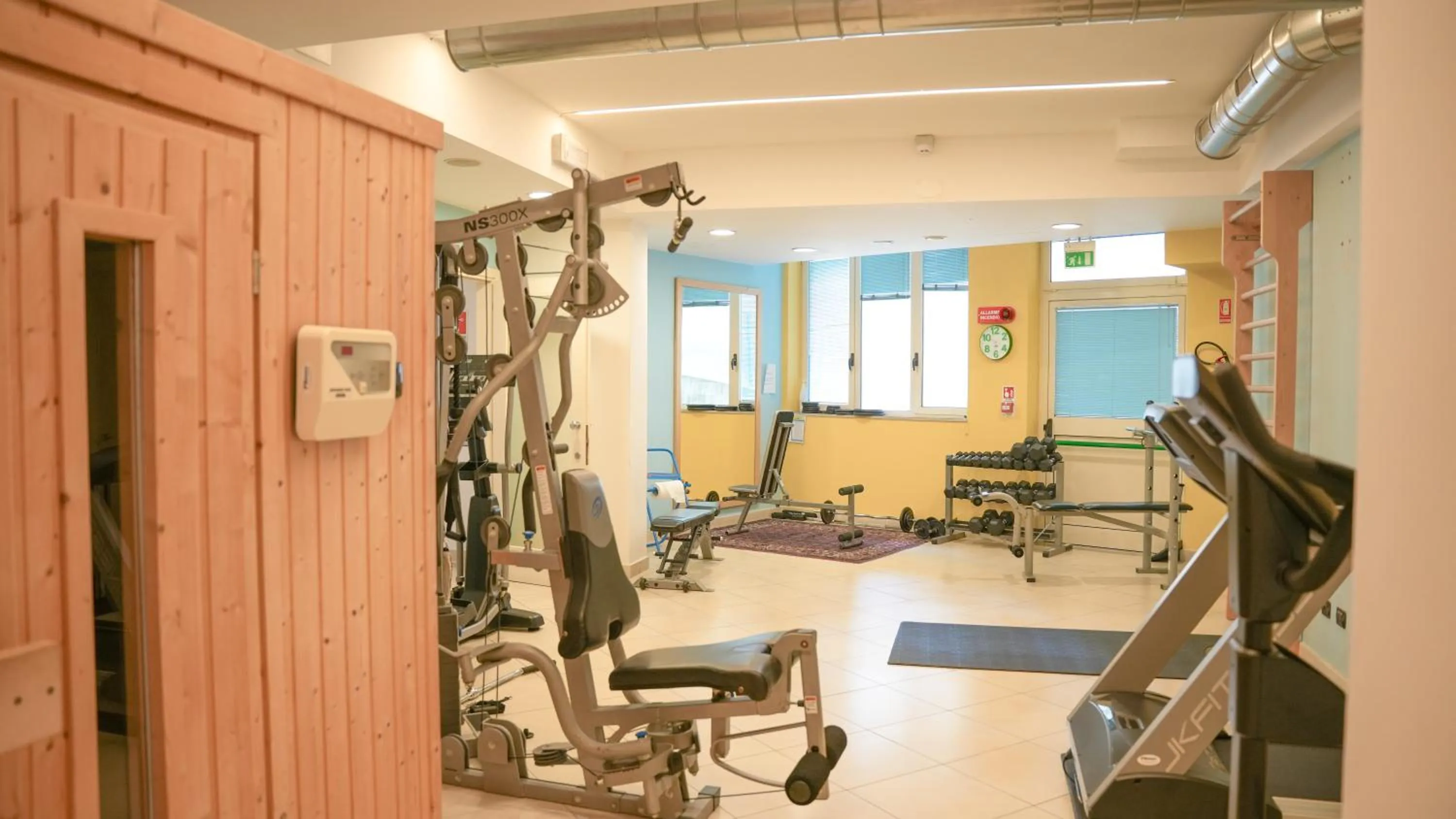 Fitness centre/facilities in Hotel Europa