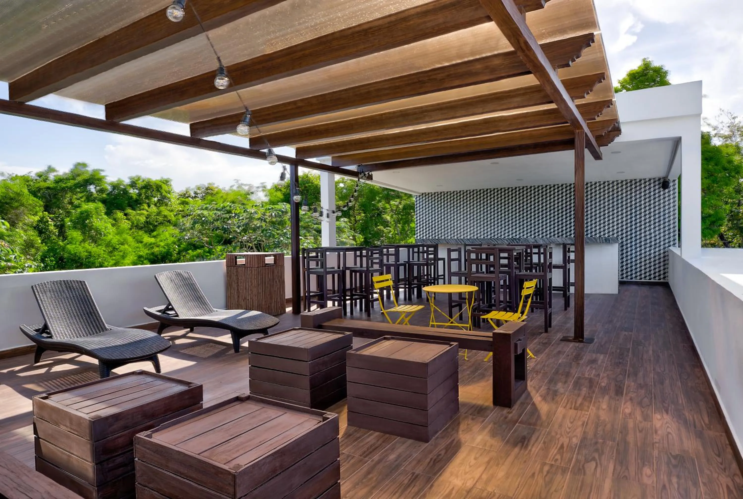 Balcony/Terrace in Mayan Water Hotel