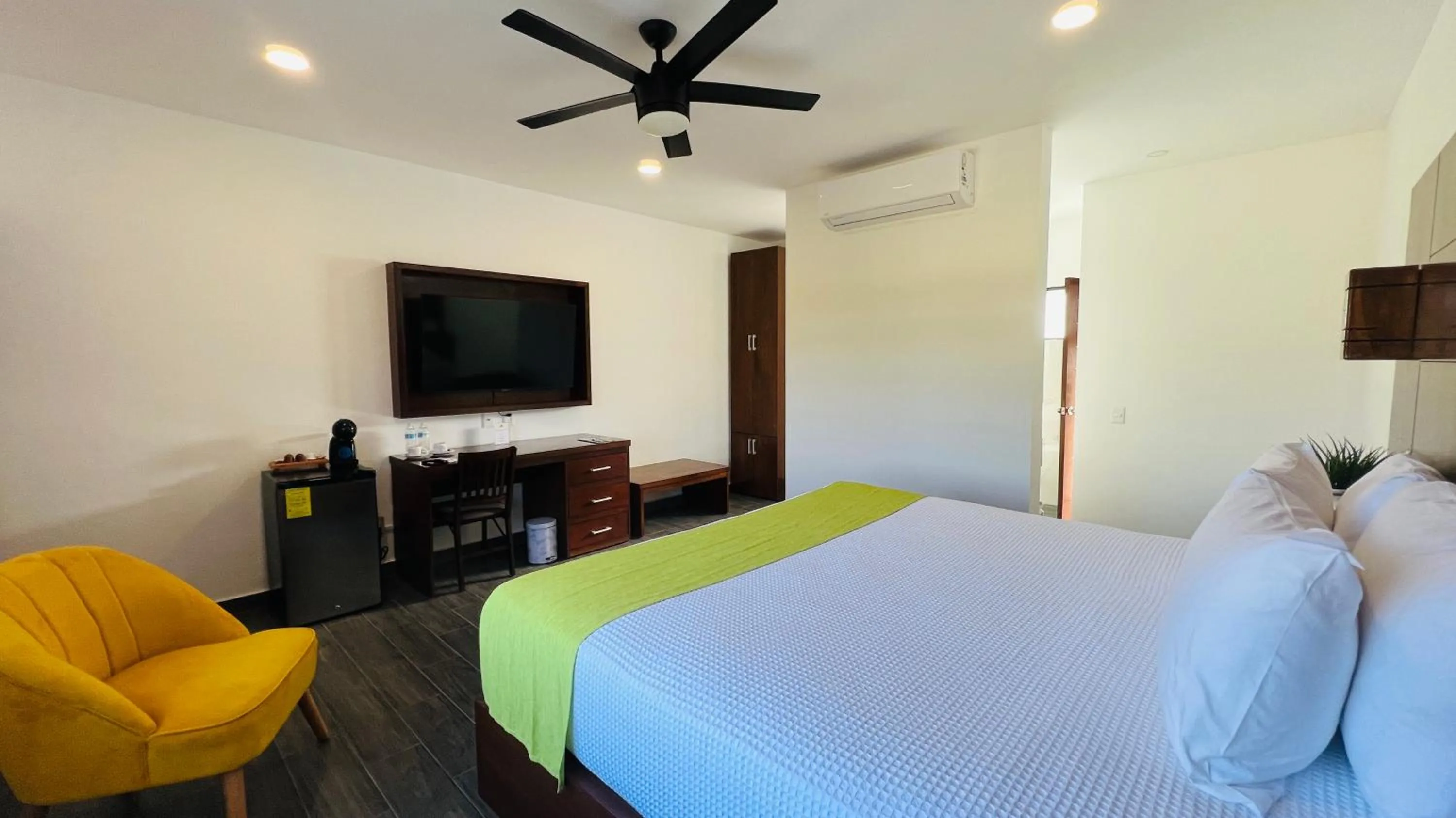 Bed in Mayan Water Hotel