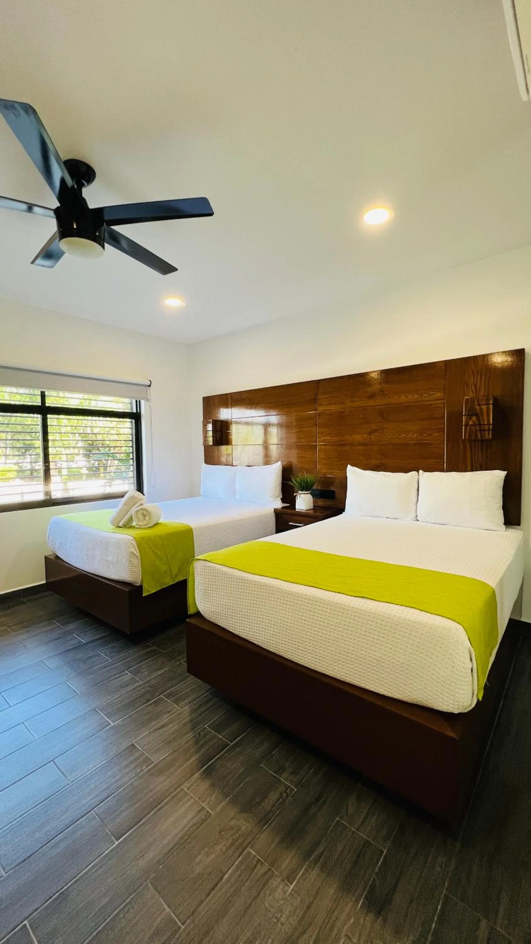 Bed in Mayan Water Hotel