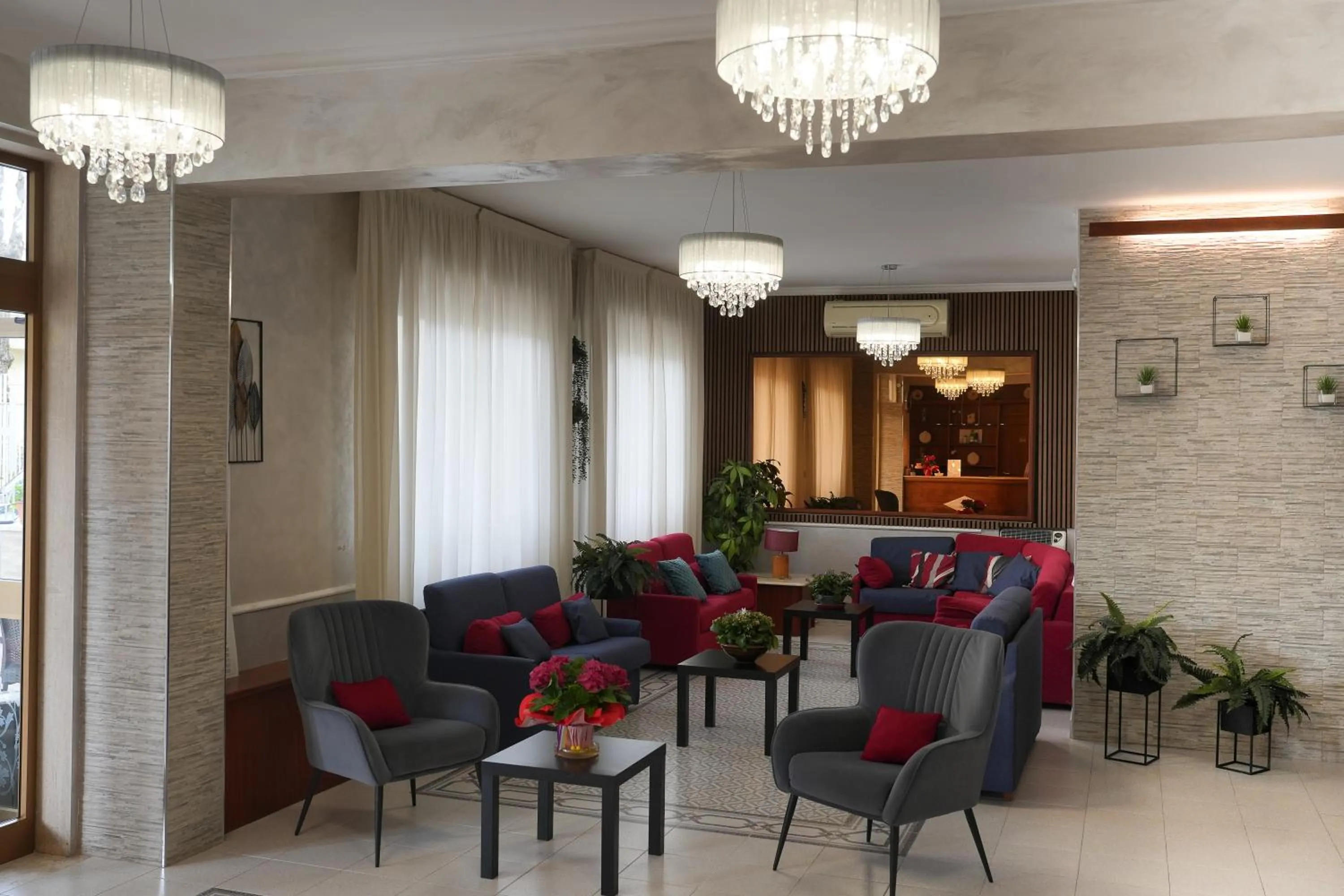 Lobby or reception in Hotel Marconi