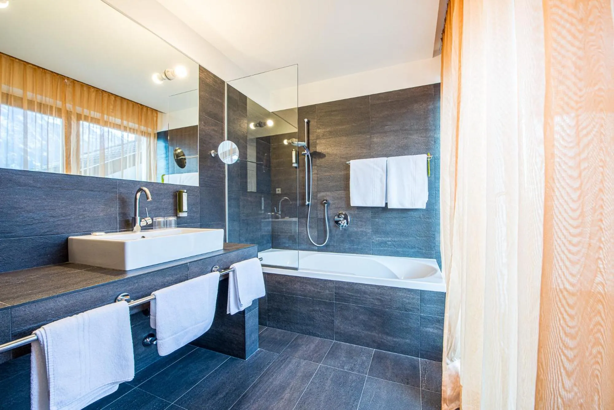 Bathroom in Alphotel Stocker Alpine Wellnesshotel