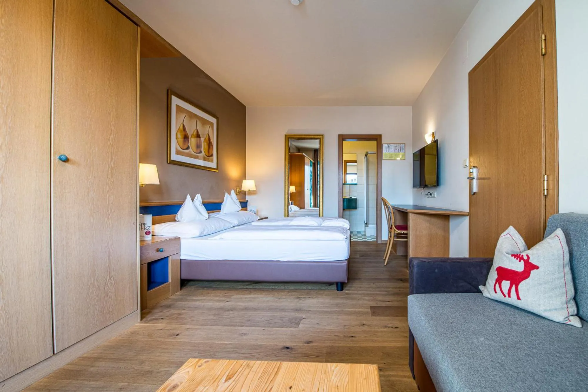 Photo of the whole room, Bed in Alphotel Stocker Alpine Wellnesshotel