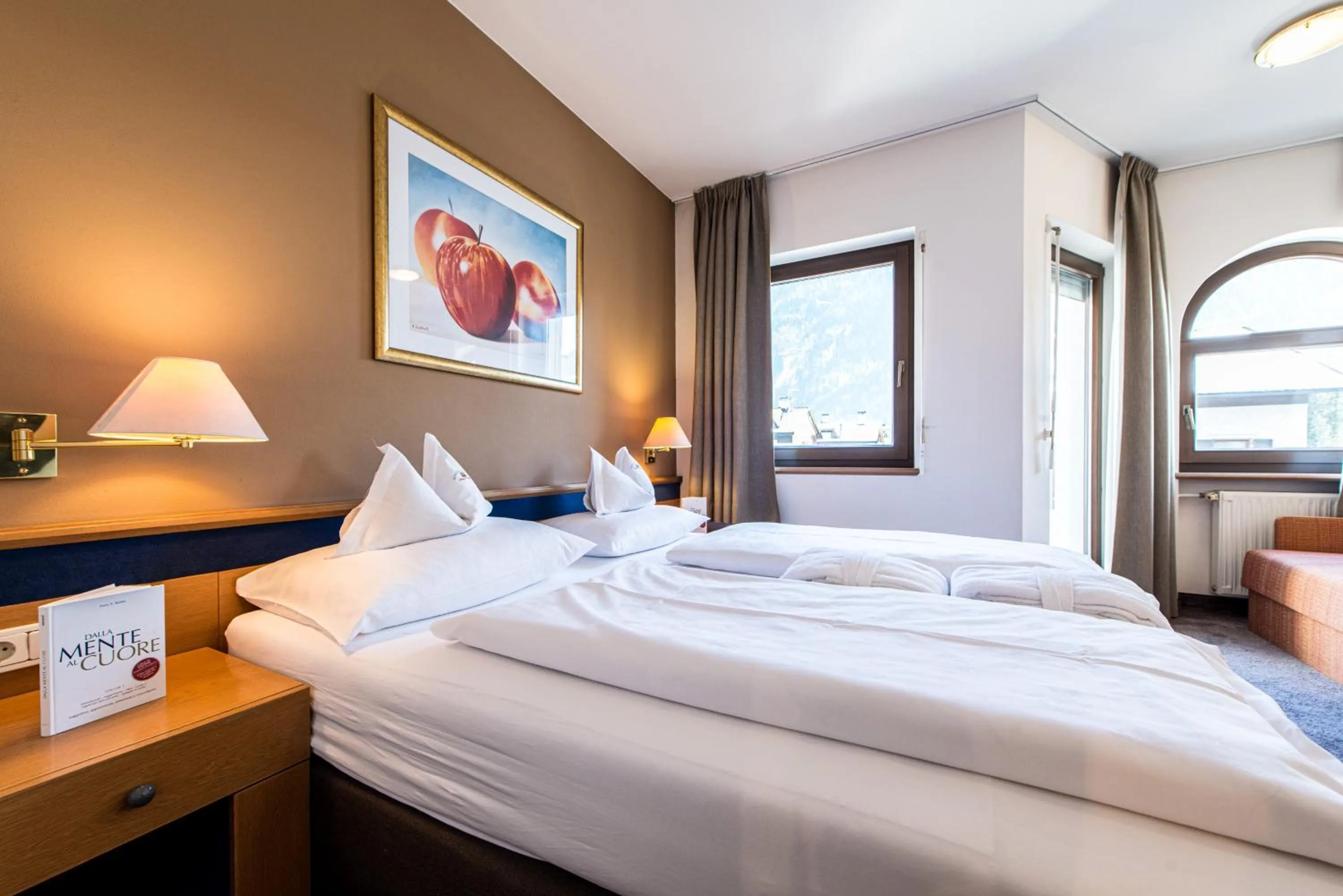 Bed in Alphotel Stocker Alpine Wellnesshotel