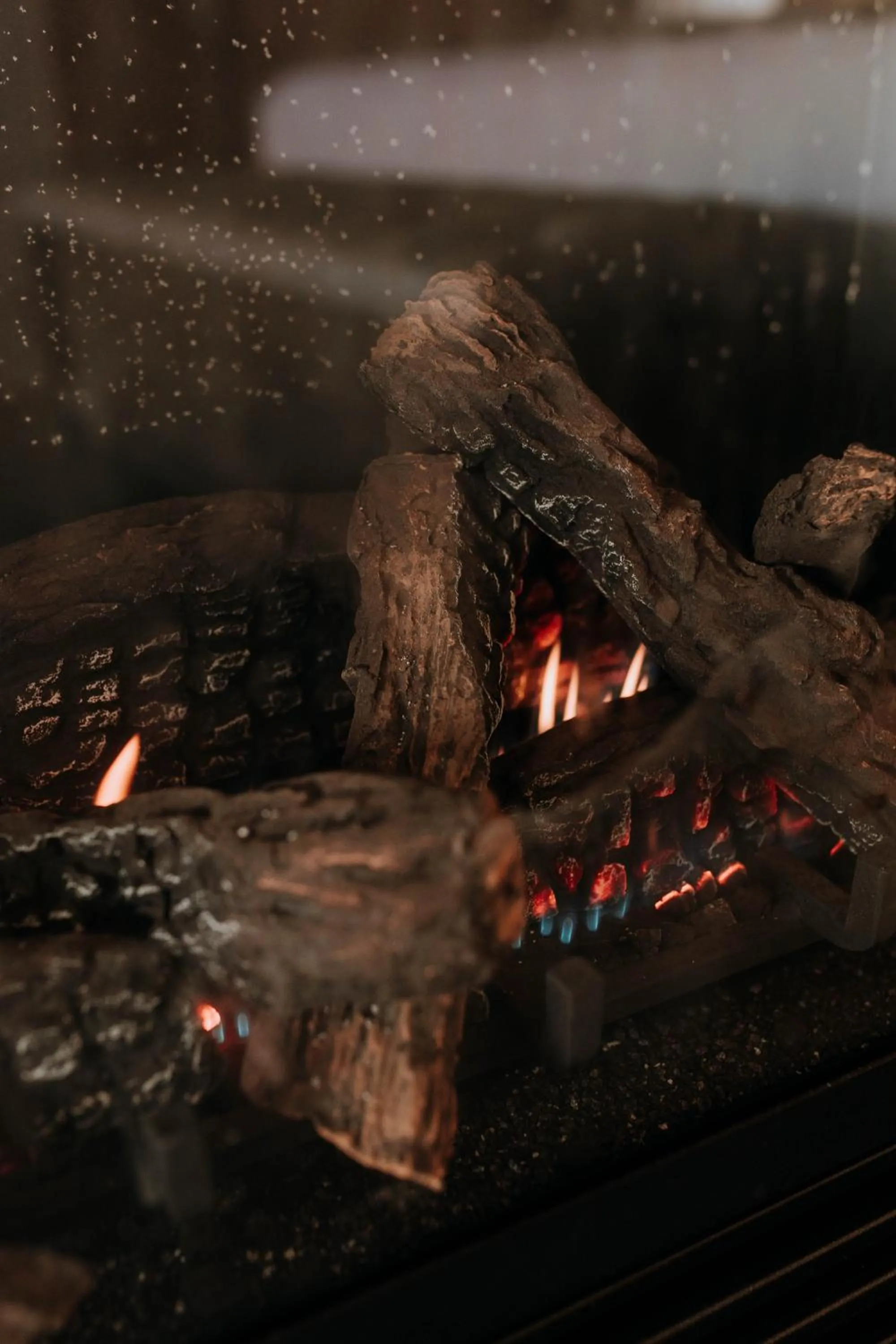 fireplace in Eagle View Escape