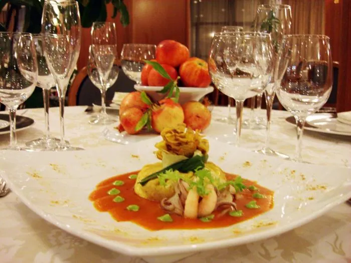 Food in Park Hotel Ristorante Ca' Bianca