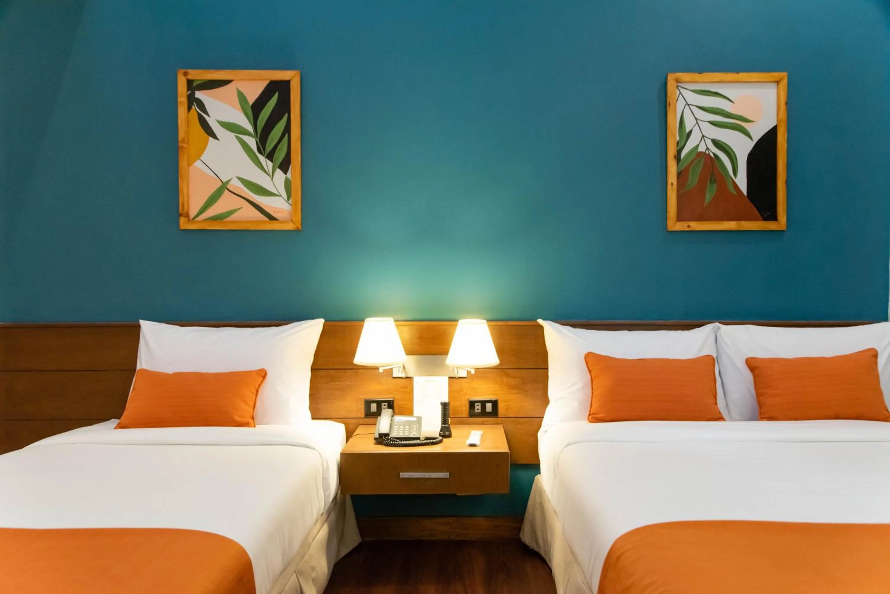 Bed in Giraffe Boutique Hotel