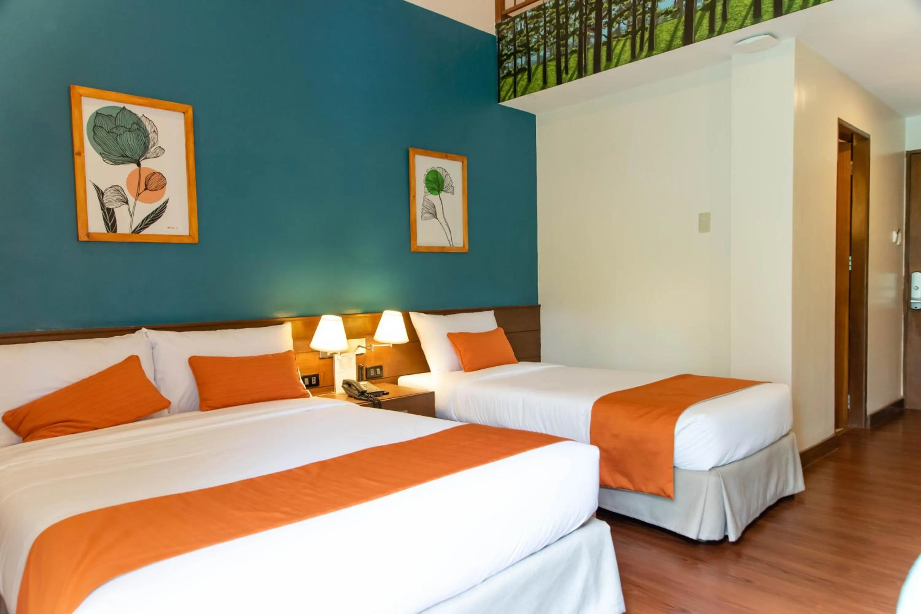 Bed in Giraffe Boutique Hotel