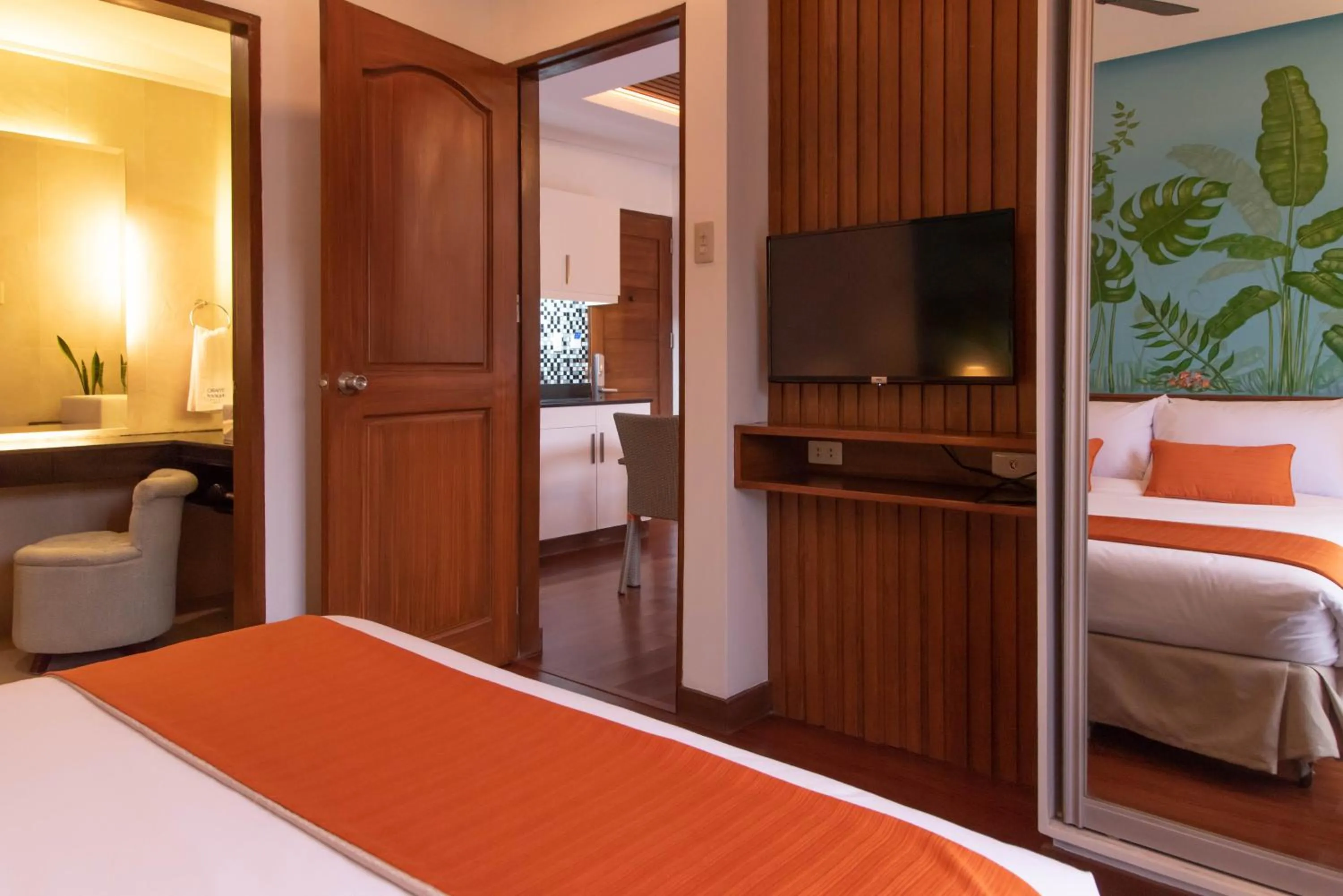 Bed in Giraffe Boutique Hotel