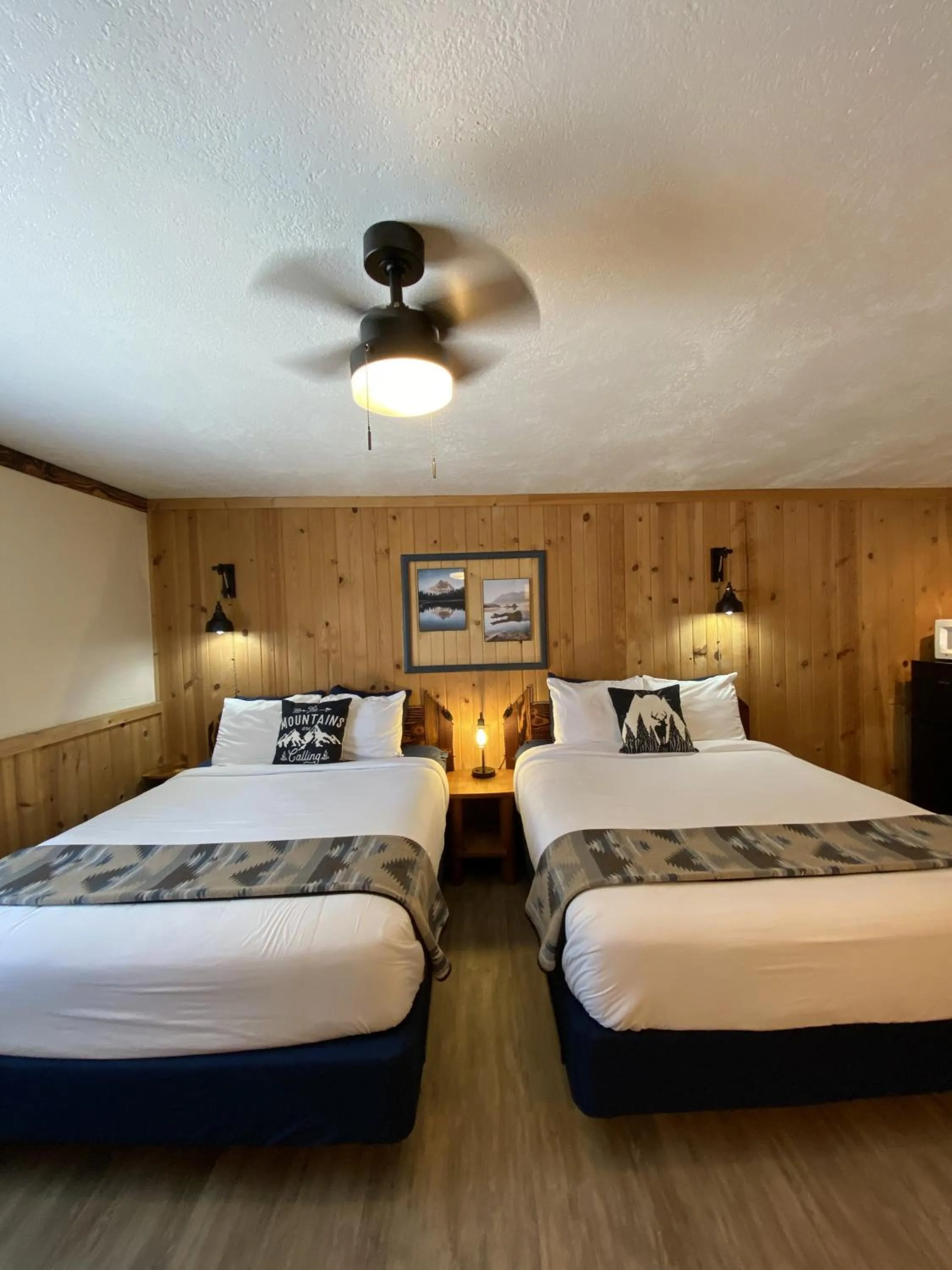 Bed in Columbia Point Resort