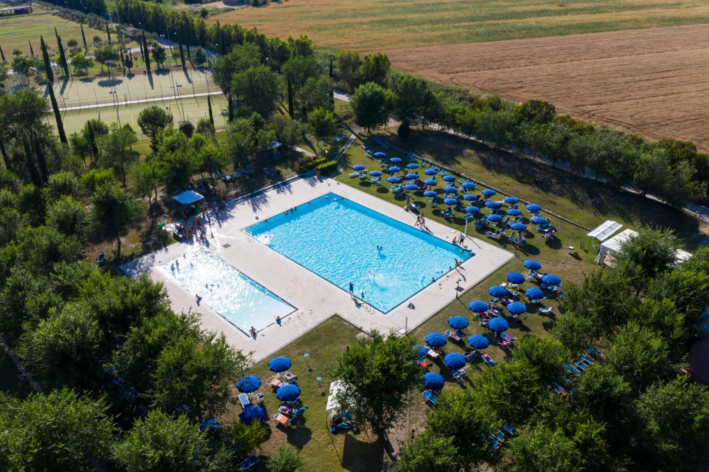 Pool view in Fattoria La Principina Hotel & Congress