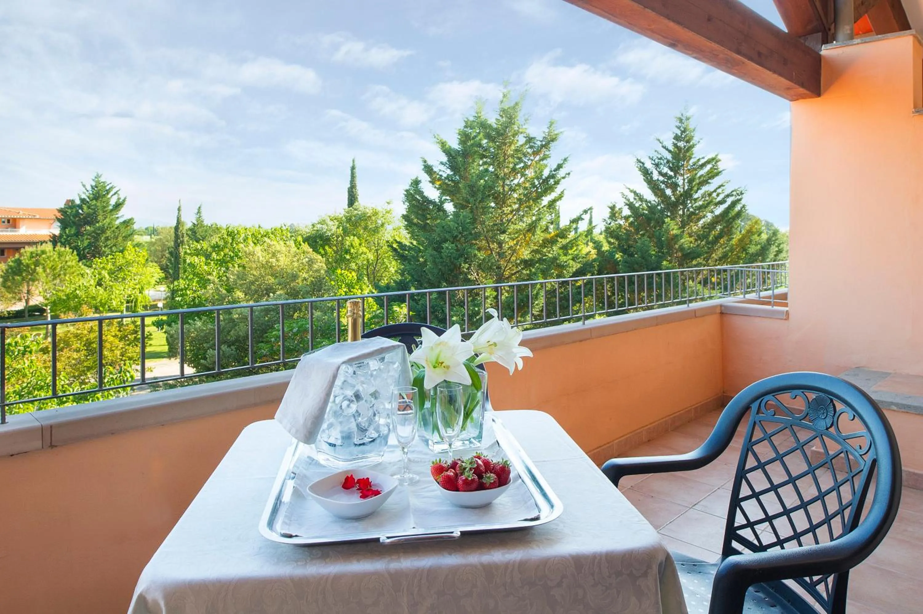 Balcony/Terrace in Fattoria La Principina Hotel & Congress