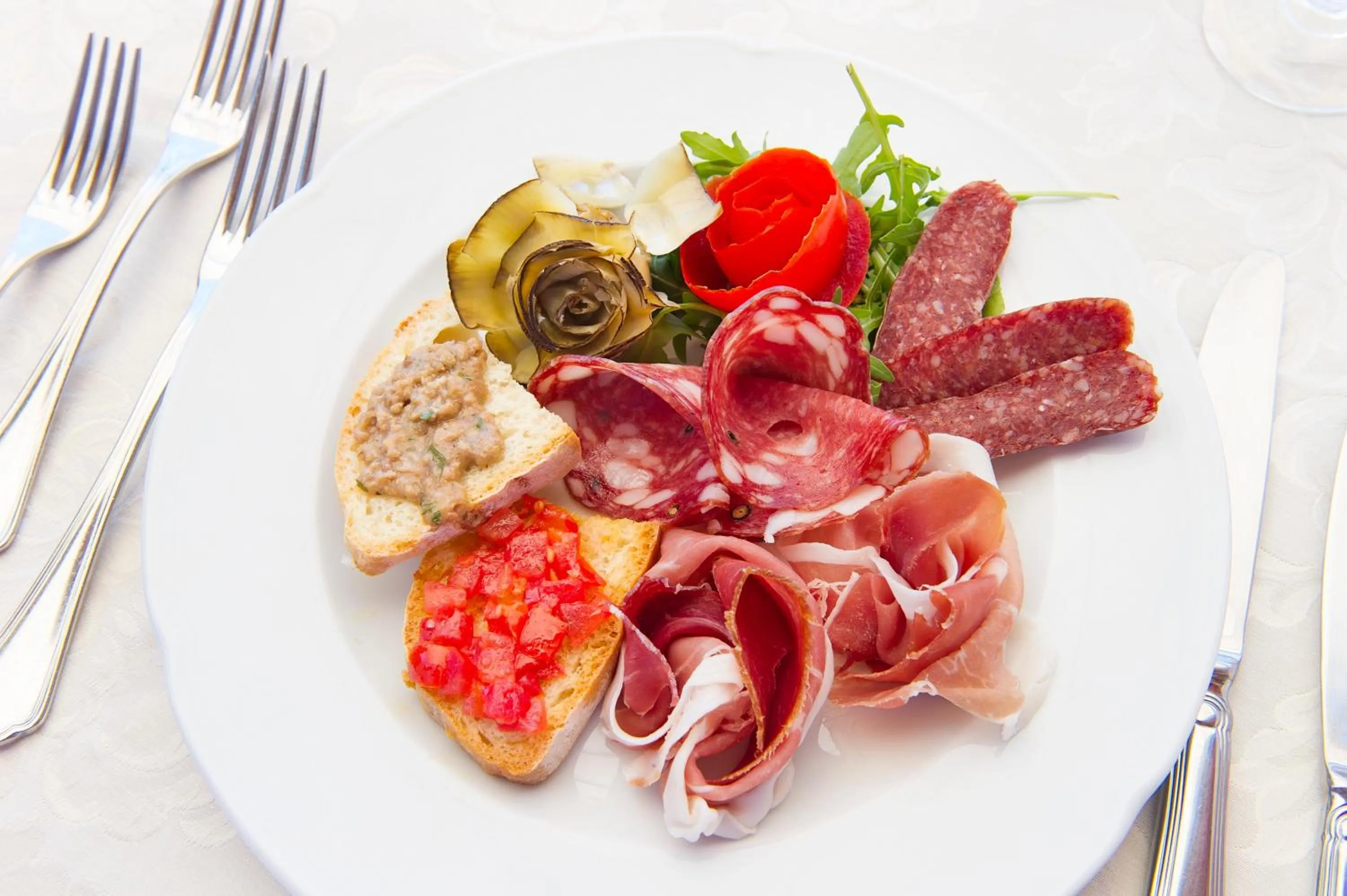 Food close-up in Fattoria La Principina Hotel & Congress