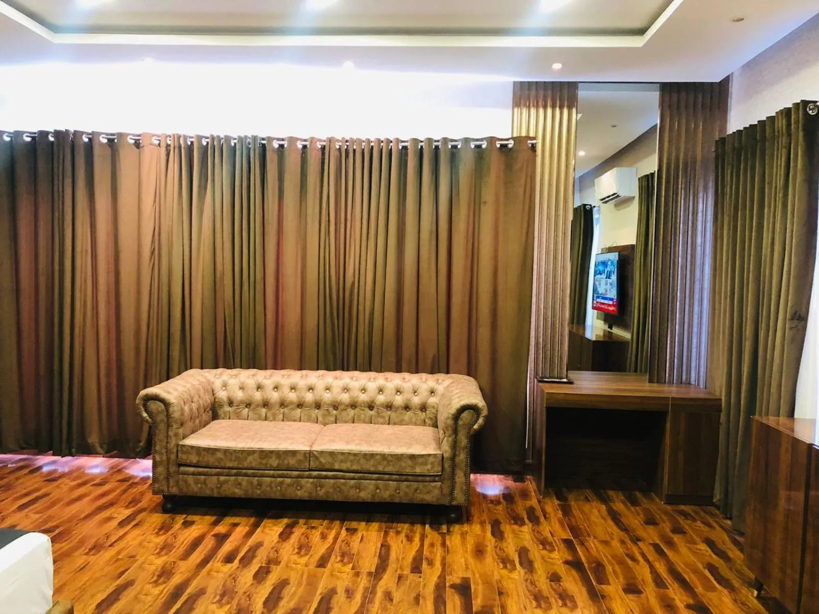 Seating area in OXVUE Boutique Hotel