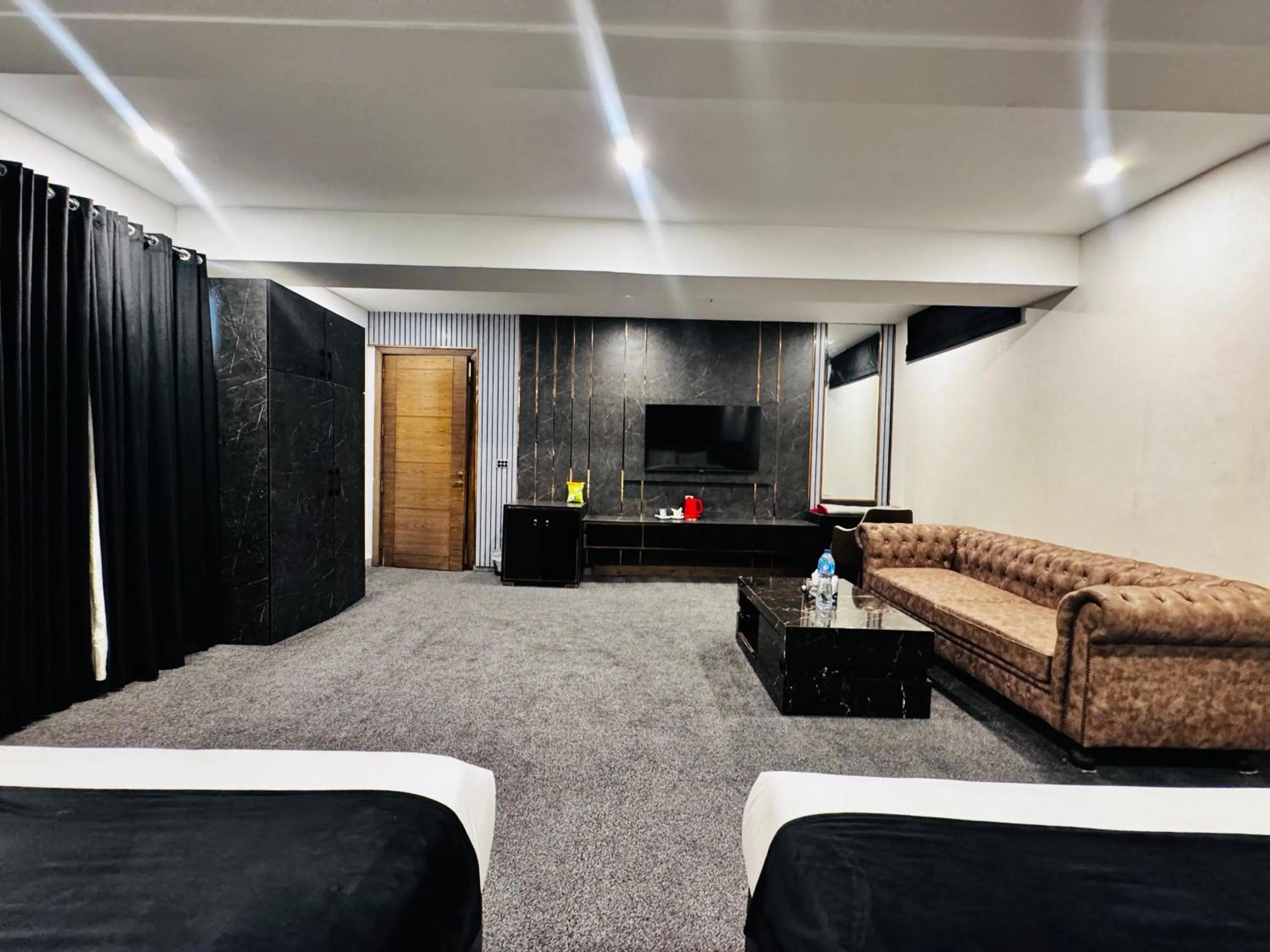 Seating area in OXVUE Boutique Hotel